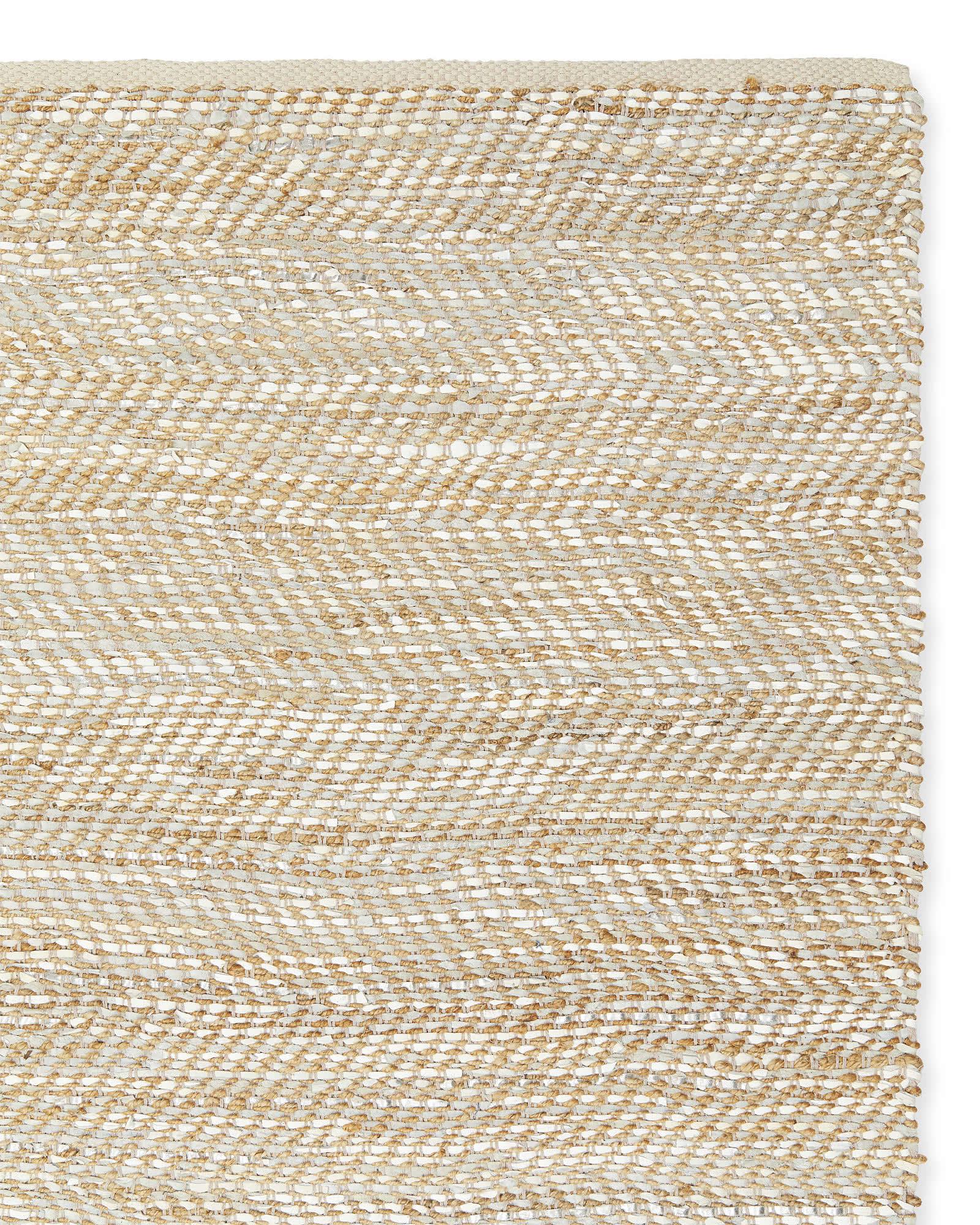 Metallic Suede & Hemp Rug