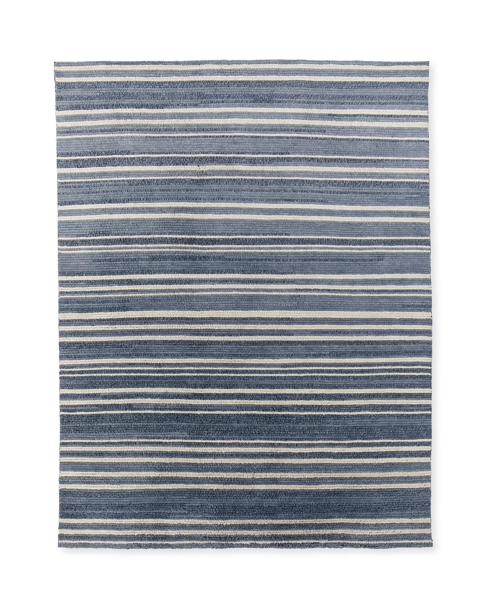 Sea Stripe Hand-Knotted Rug | Serena and Lily