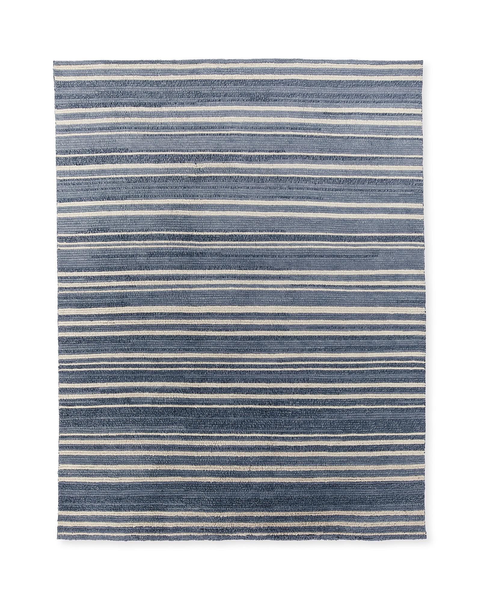 Sea Stripe Hand-Knotted Rug | Serena and Lily