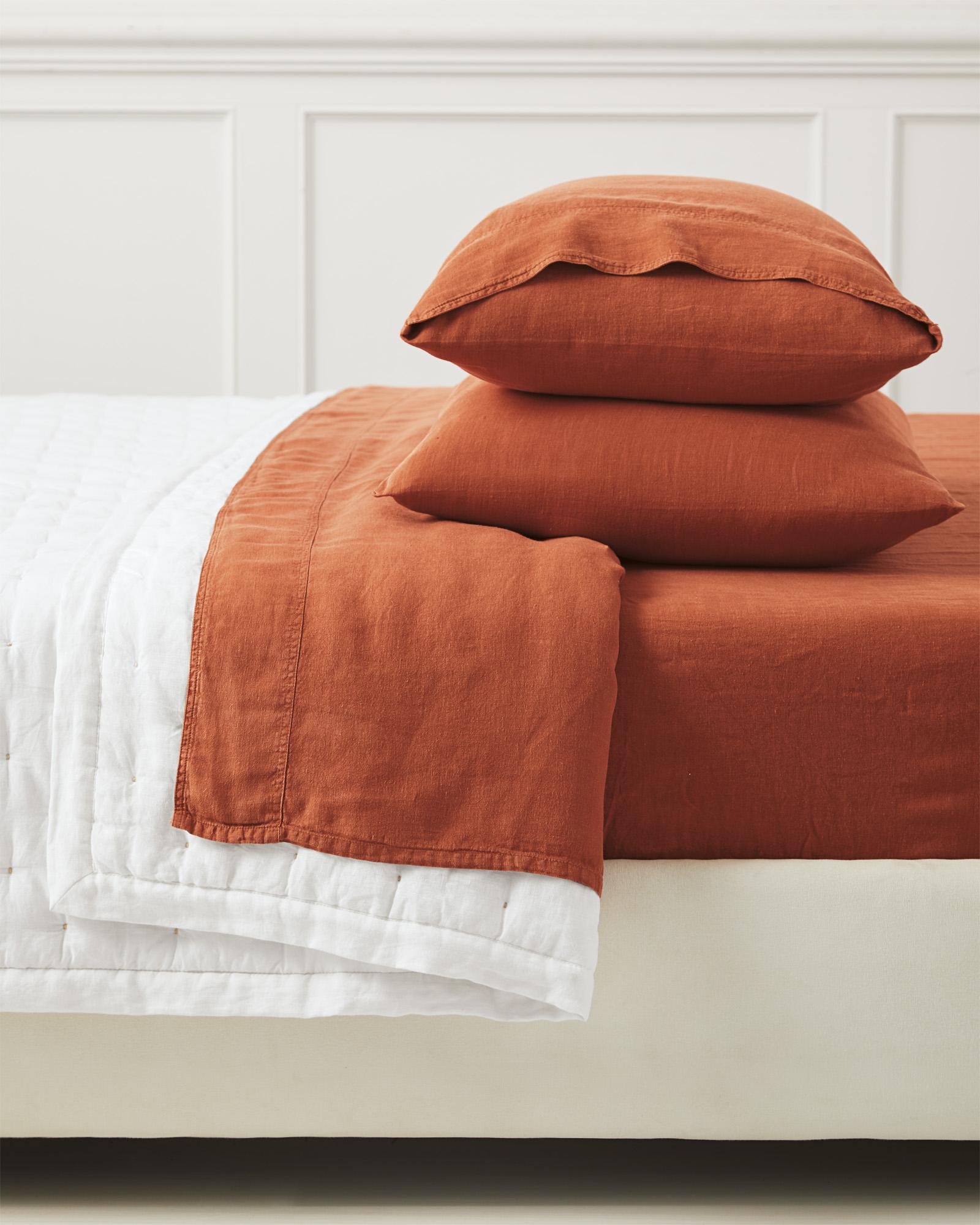 Online serena and lily POSITANO LINEN cal kin sheet set