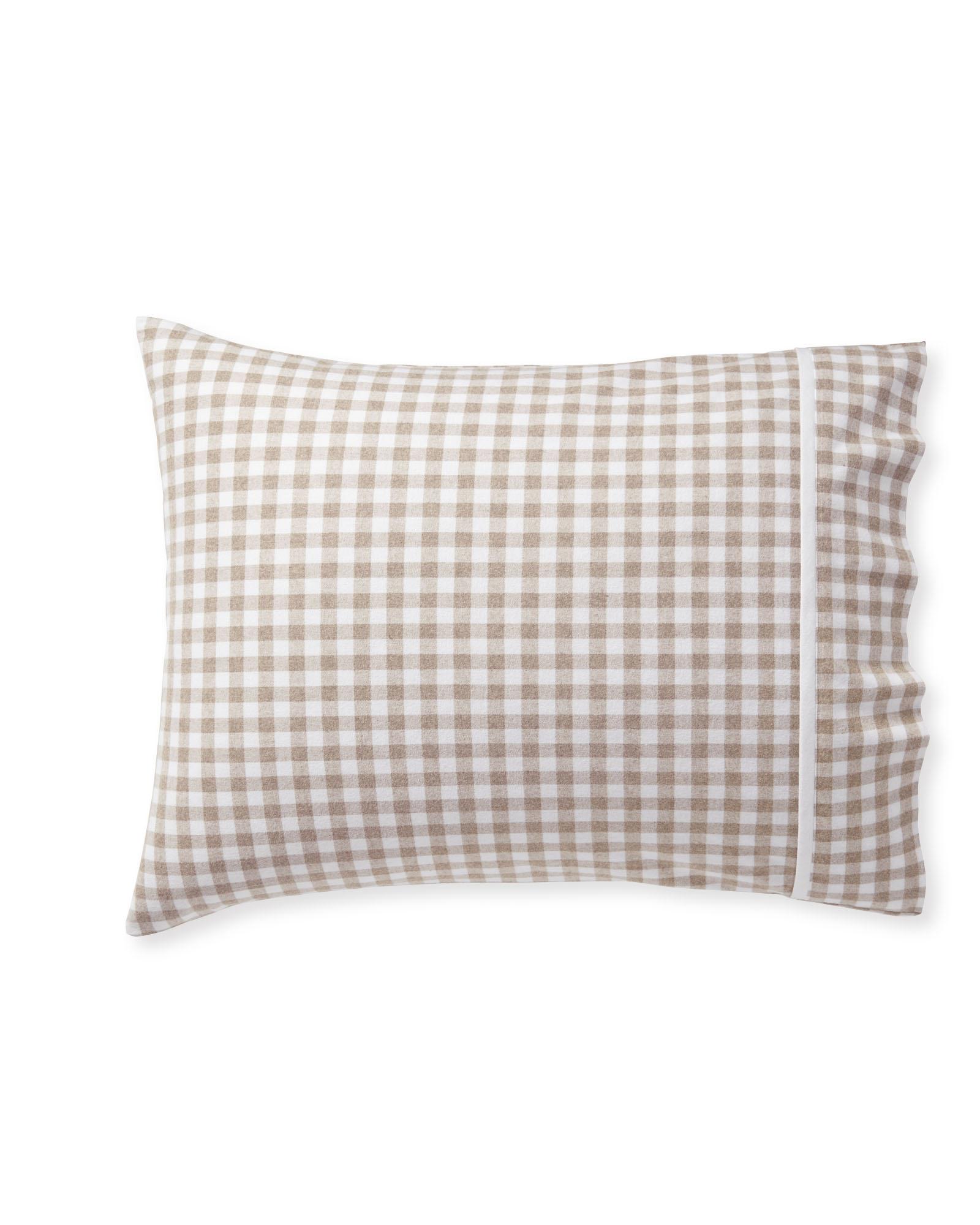 Belvedere Brushed Cotton Pillowcases (Set of 2) Serena and Lily