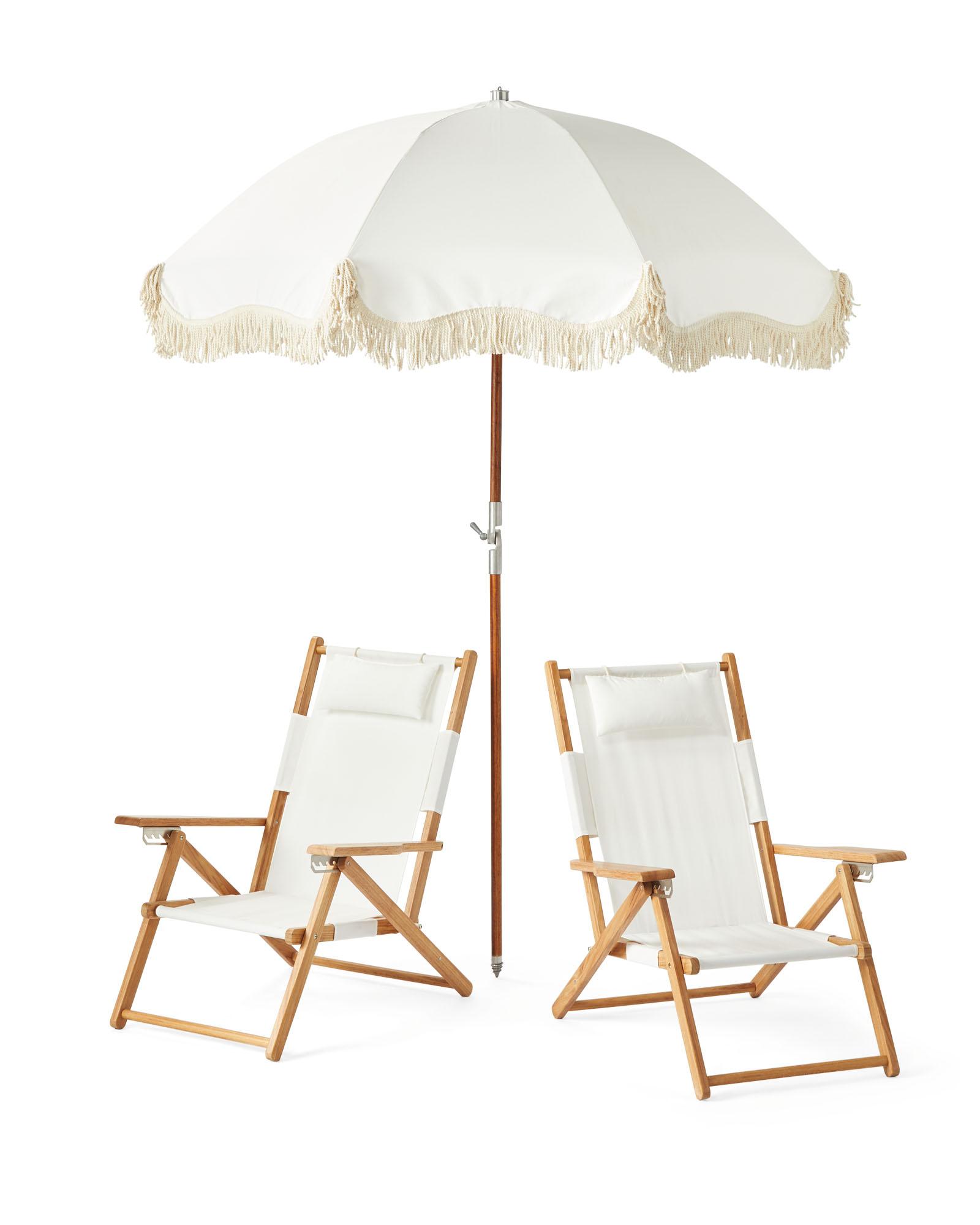 Beach chairs white clearance