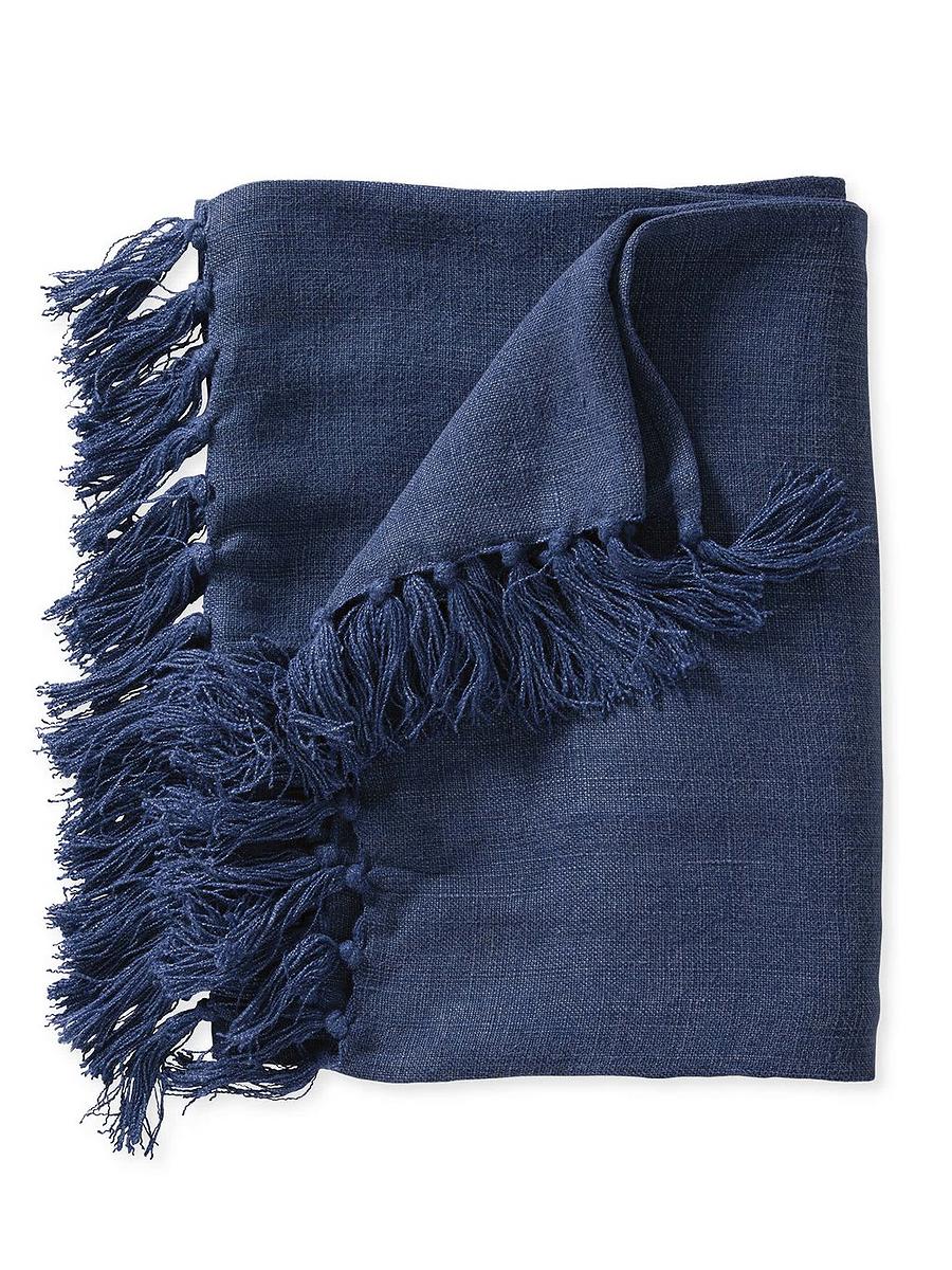 Mendocino Linen Throw Serena and Lily