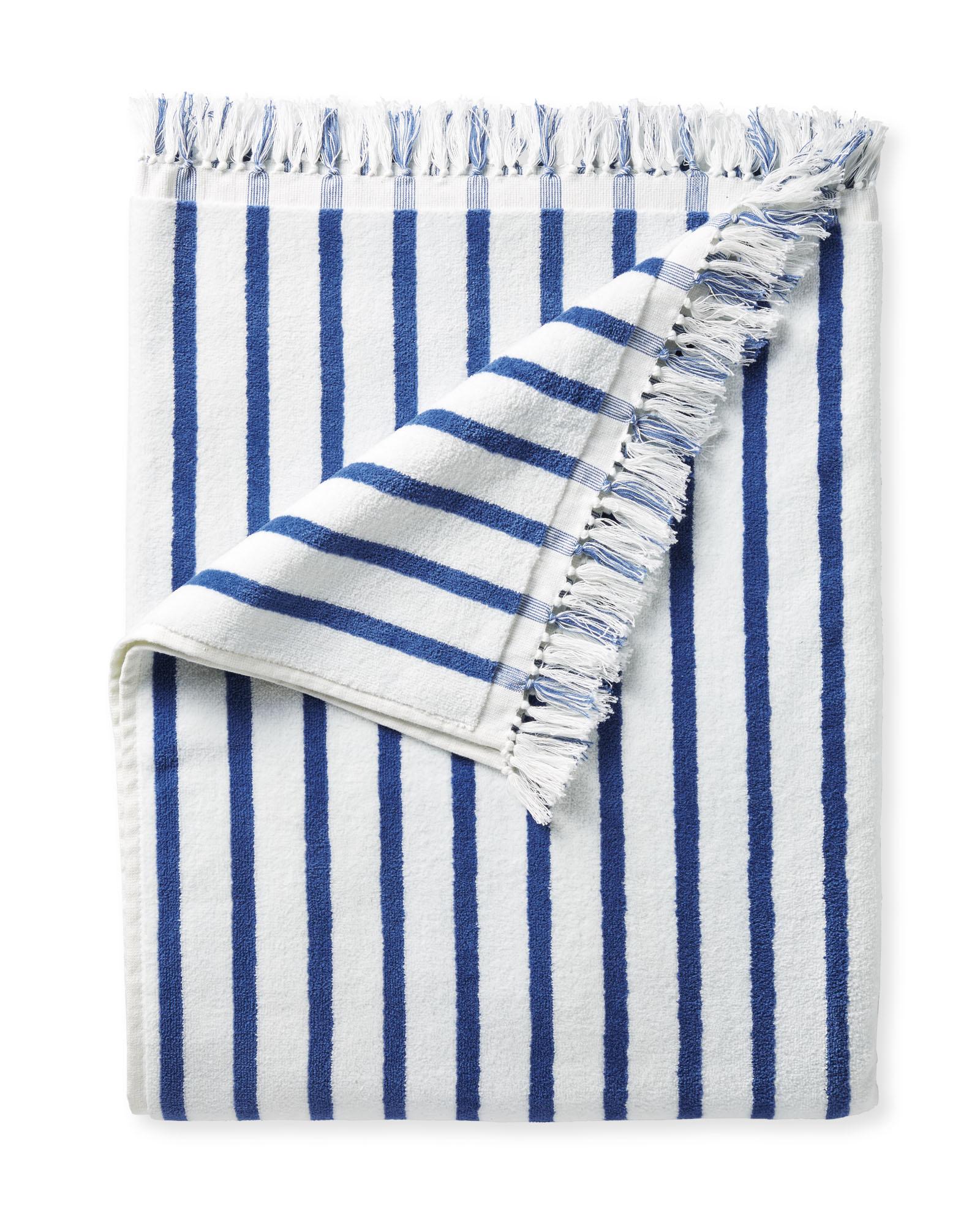 Tide Stripe Umbrella Blanket Serena and Lily