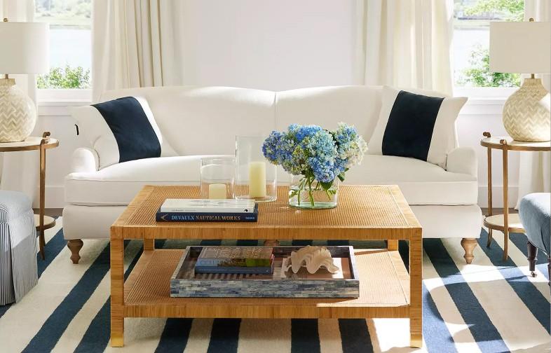 Serena and lily square coffee table deals