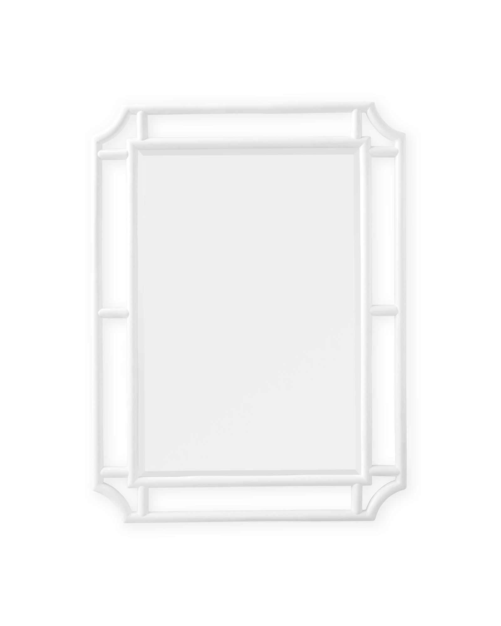 Ojai Rattan Mirror-White-image