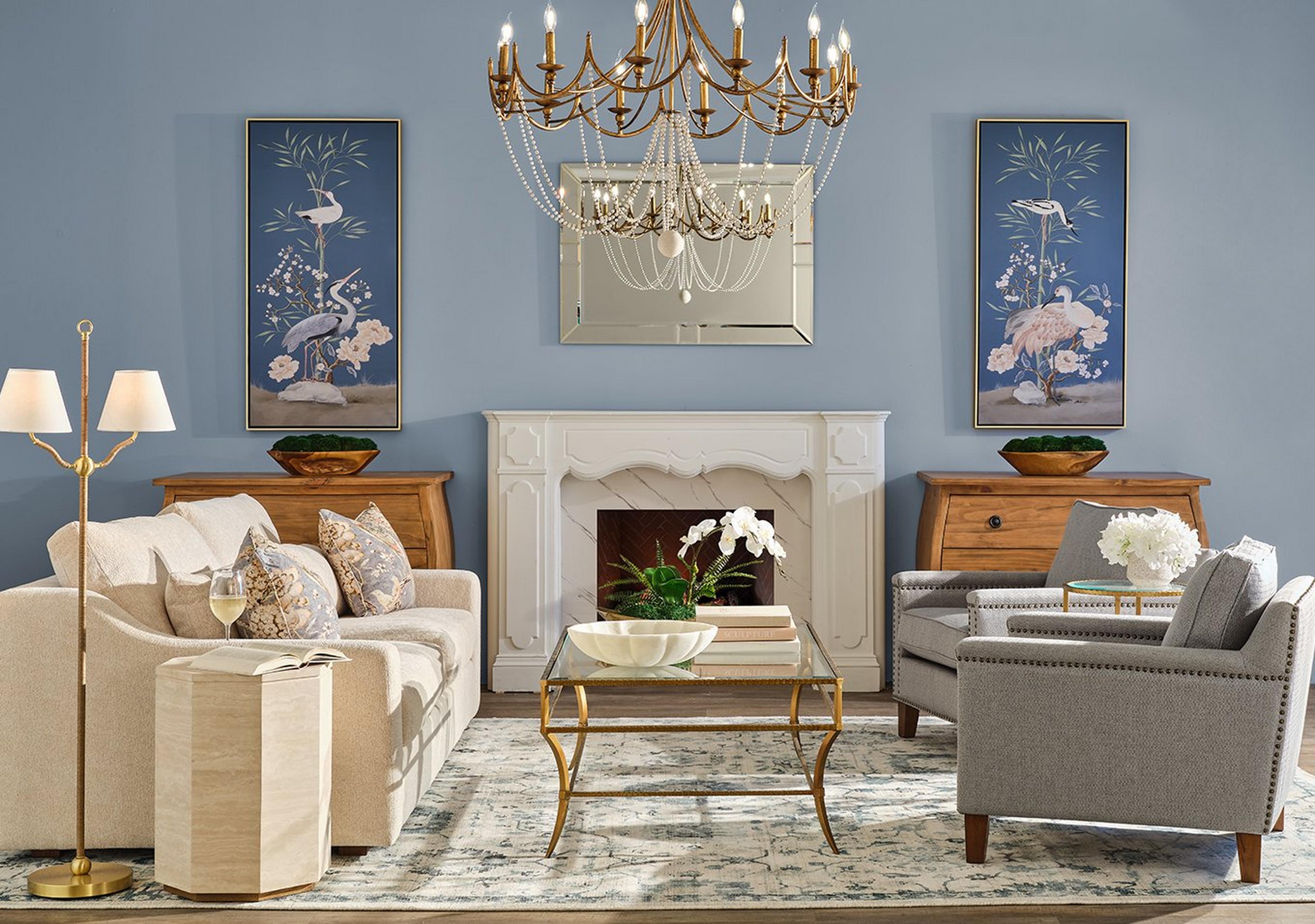 Chic Chateau living room