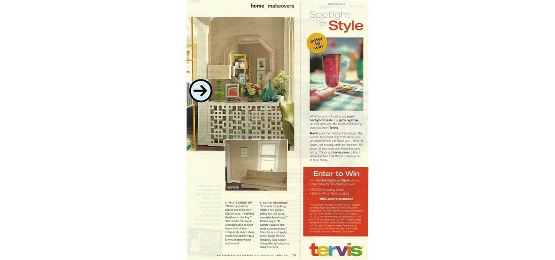 Better Homes and Gardens September 2011