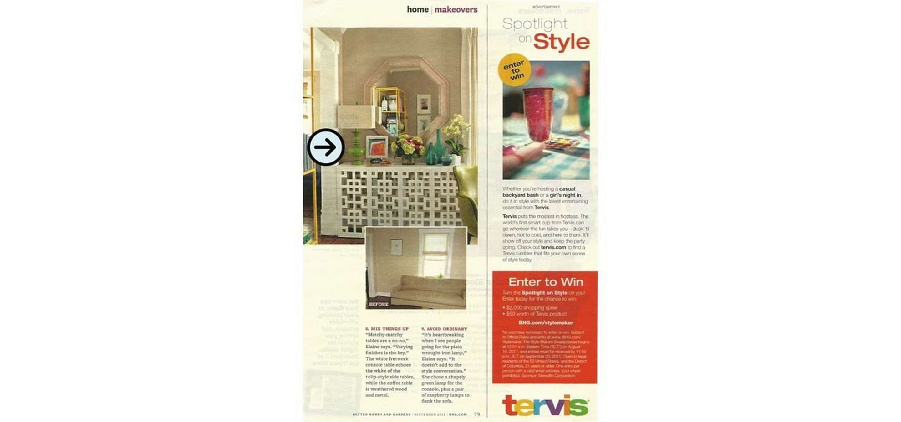 Better Homes and Gardens September 2011