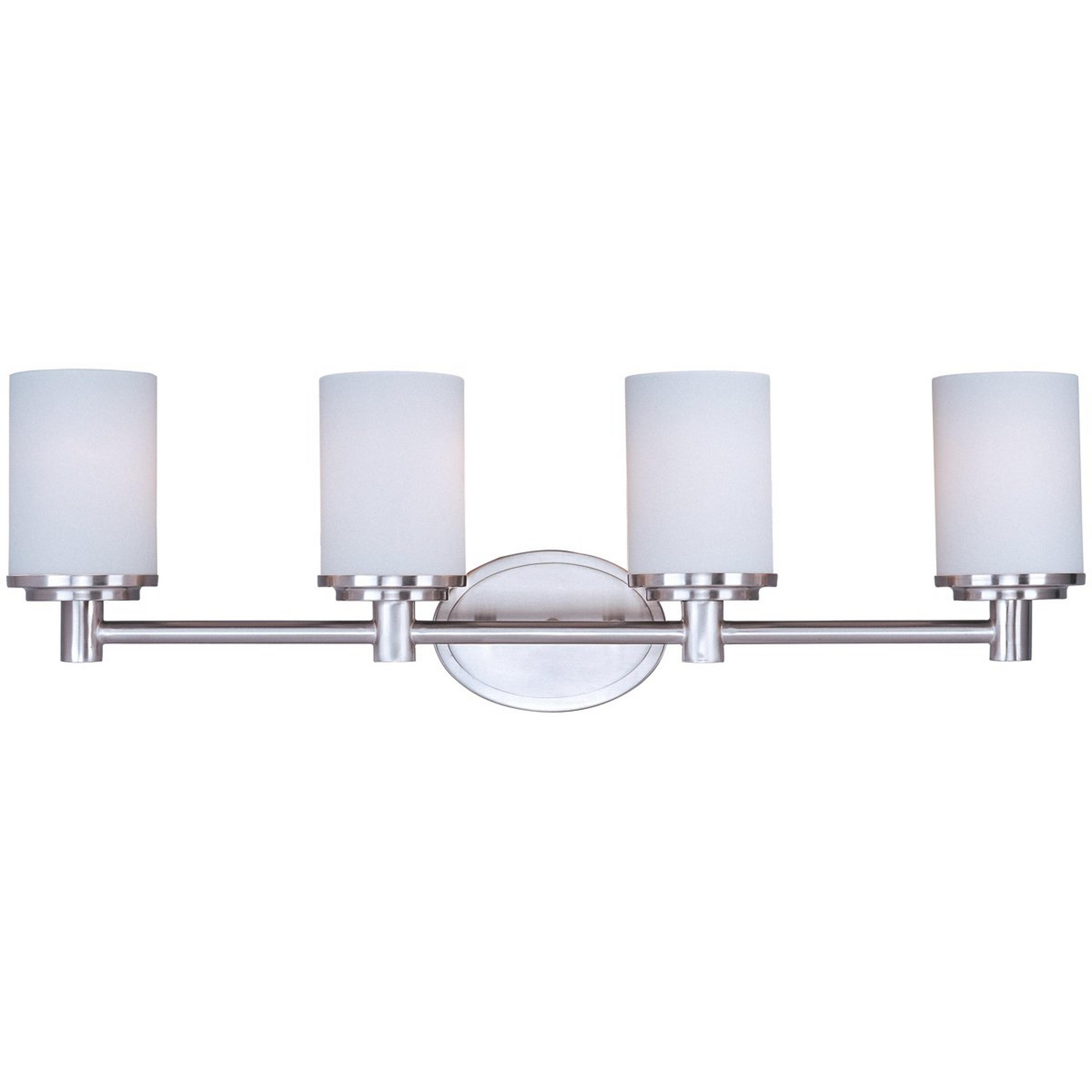 A Modern Simple Cylinders Vanity Light - 4 Light with undefined color