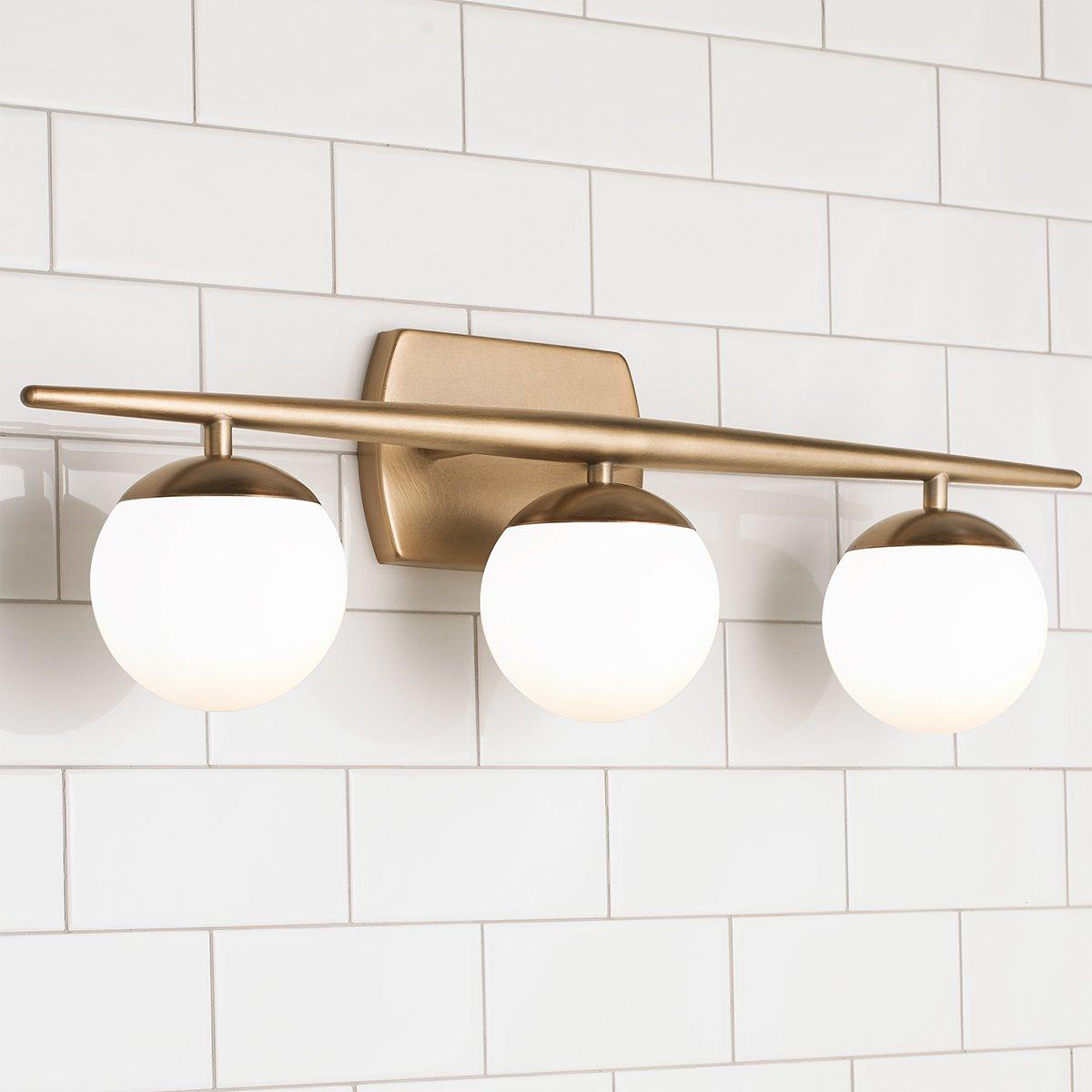 Linear Globe Vanity Light - 3 Light