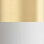 Brushed Brass / White