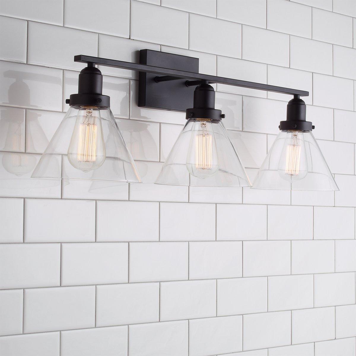 Industrial style bathroom fashion light fixtures