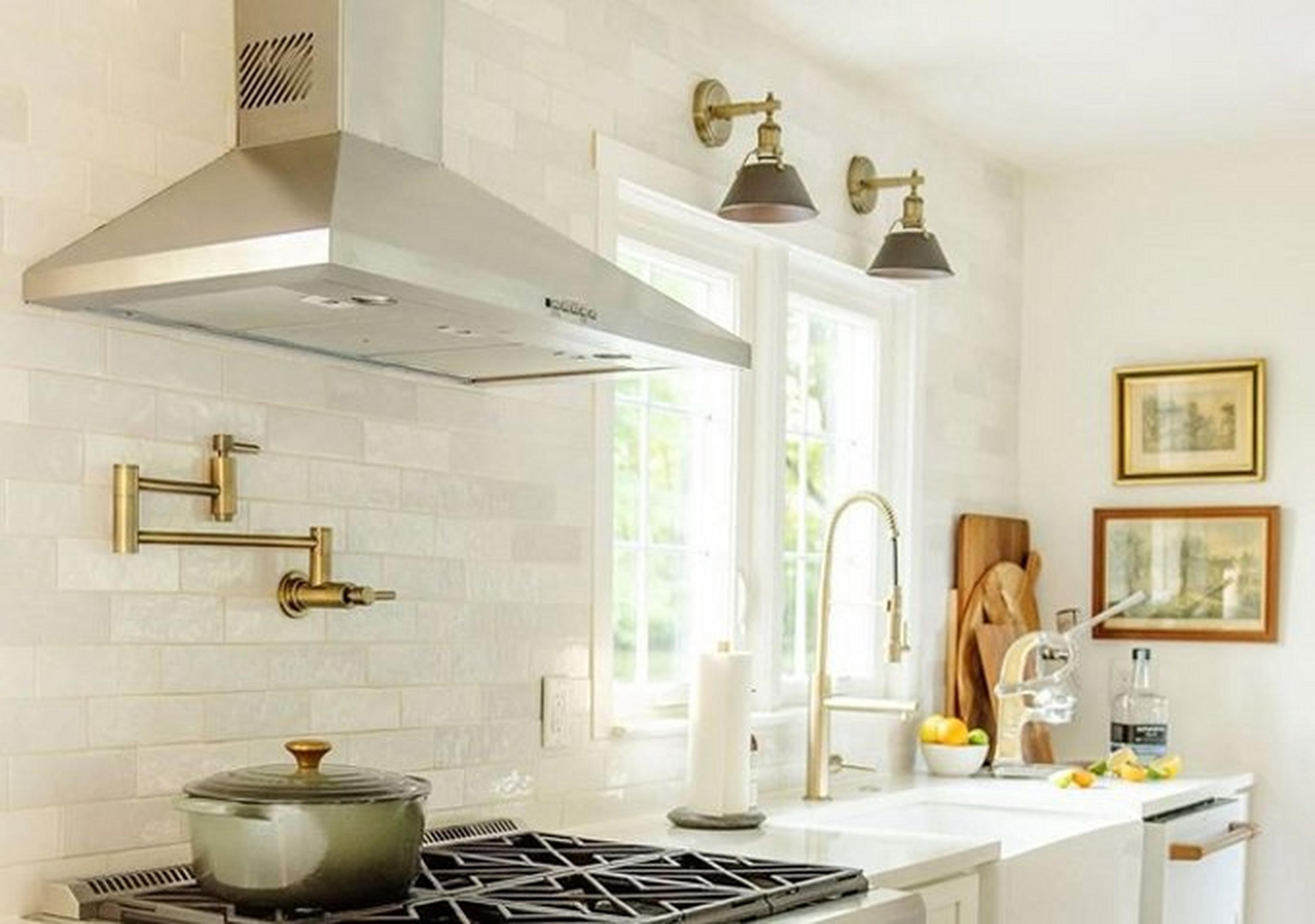 Truncated Cone Shade Sconces in kitchen