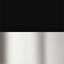 Polished Nickel / Black / Clear Glass