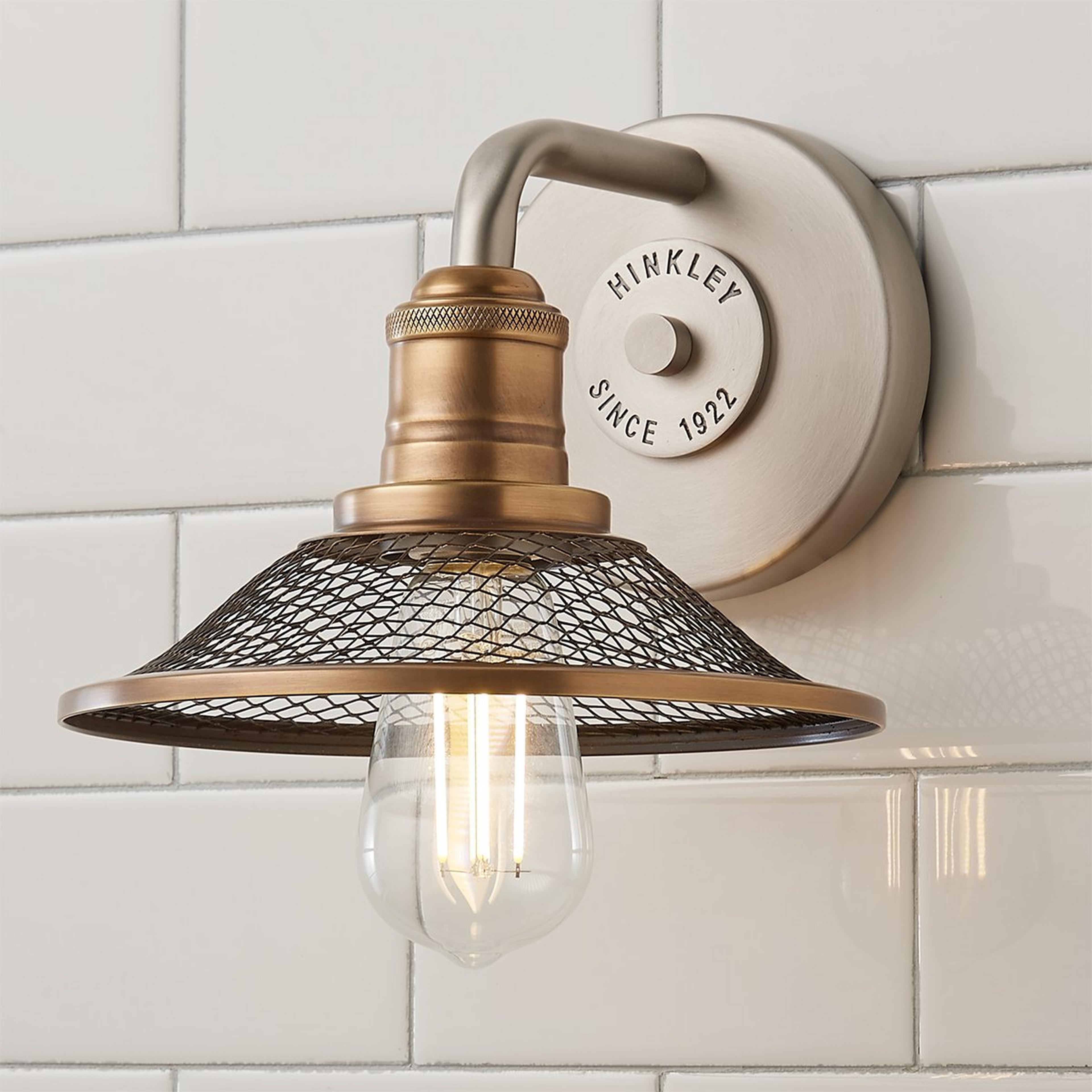 Retro Warehouse Shade Bath Sconce