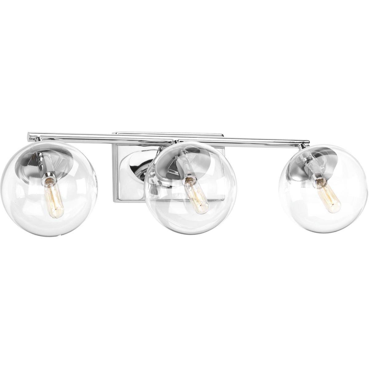Point Bubble Globe Vanity Light 3 Light