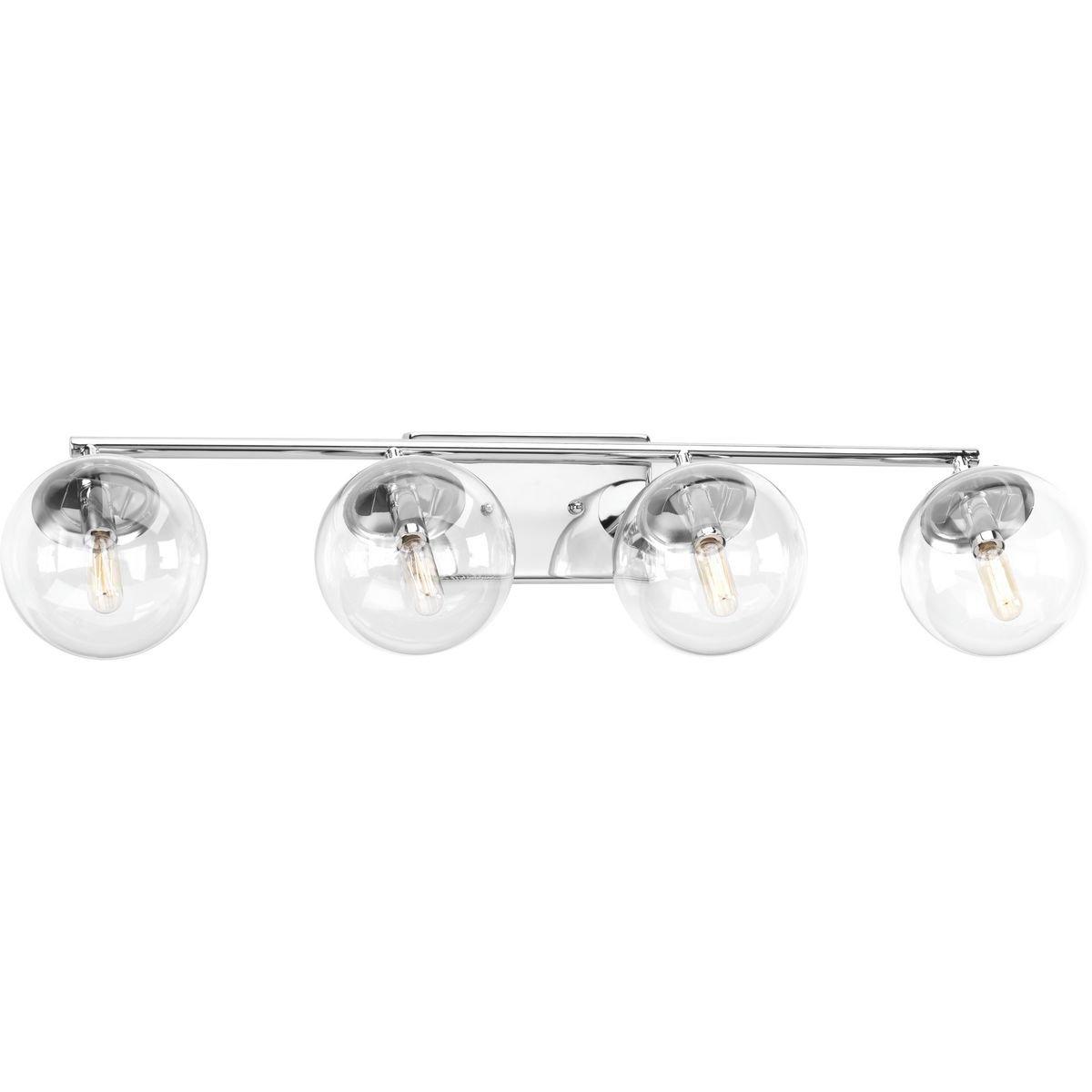 Point Bubble Globe Vanity Light 4 Light