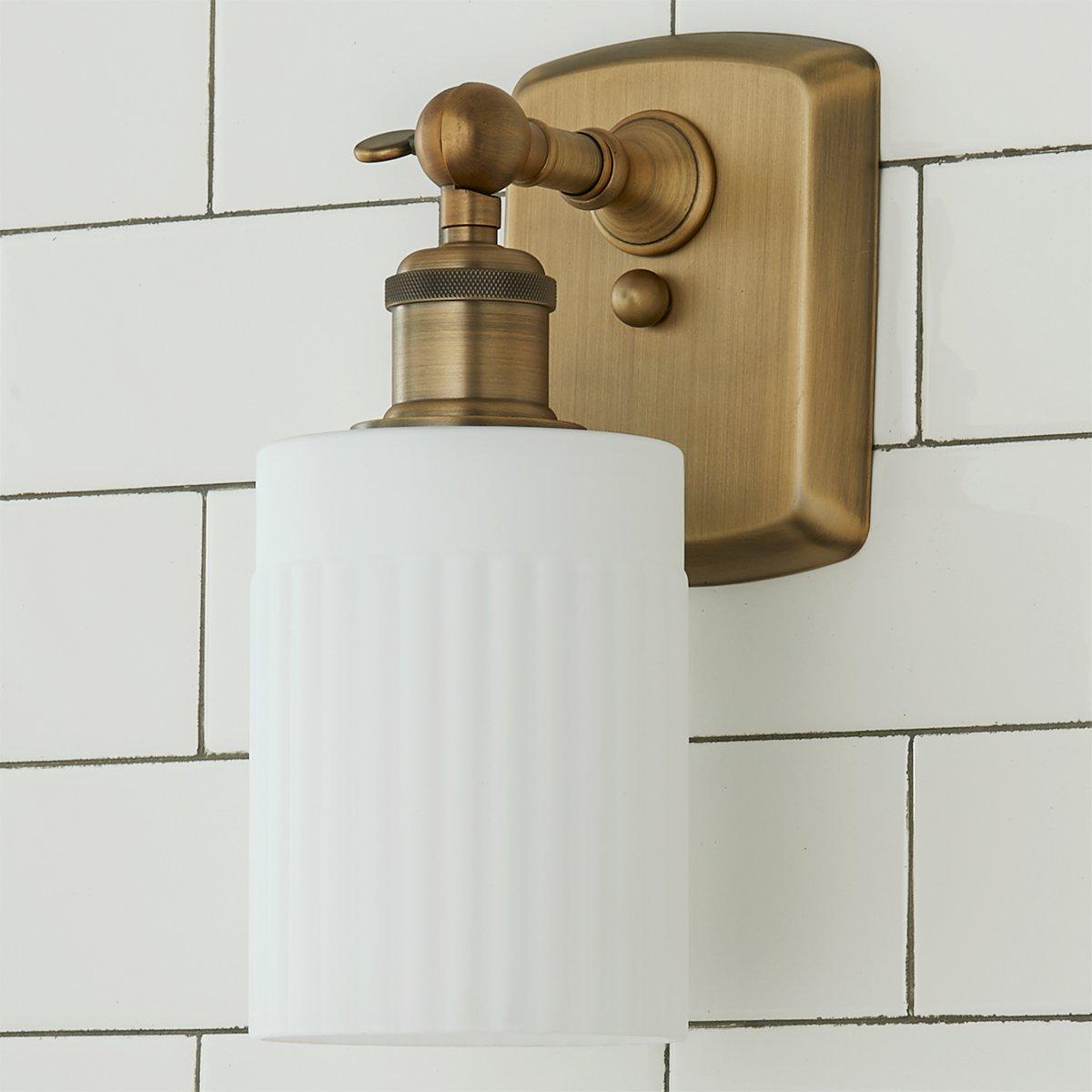 Ridged Austin Bath Sconce | Shades of Light