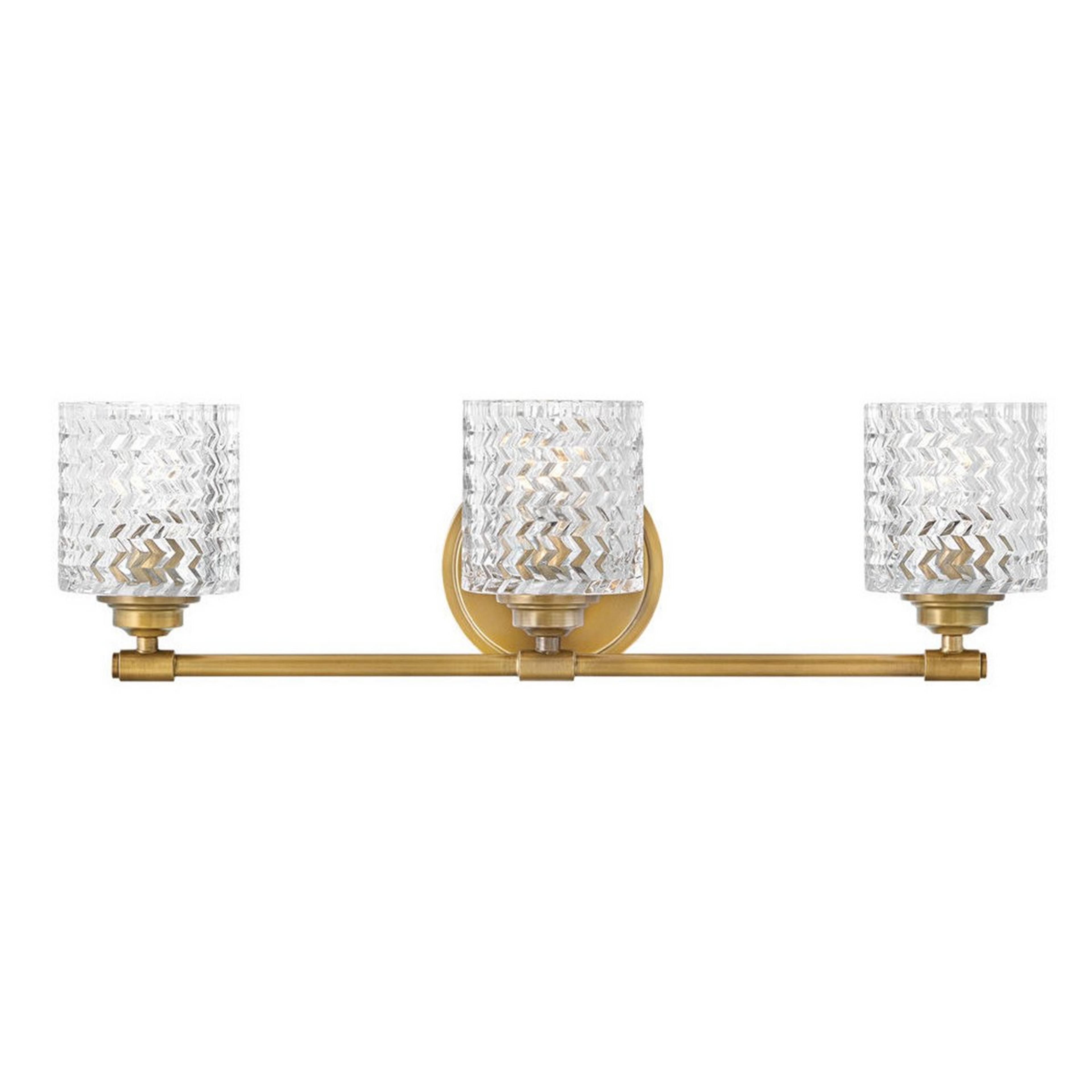 Sensational Zig-Zag Vanity Light - 3 Light