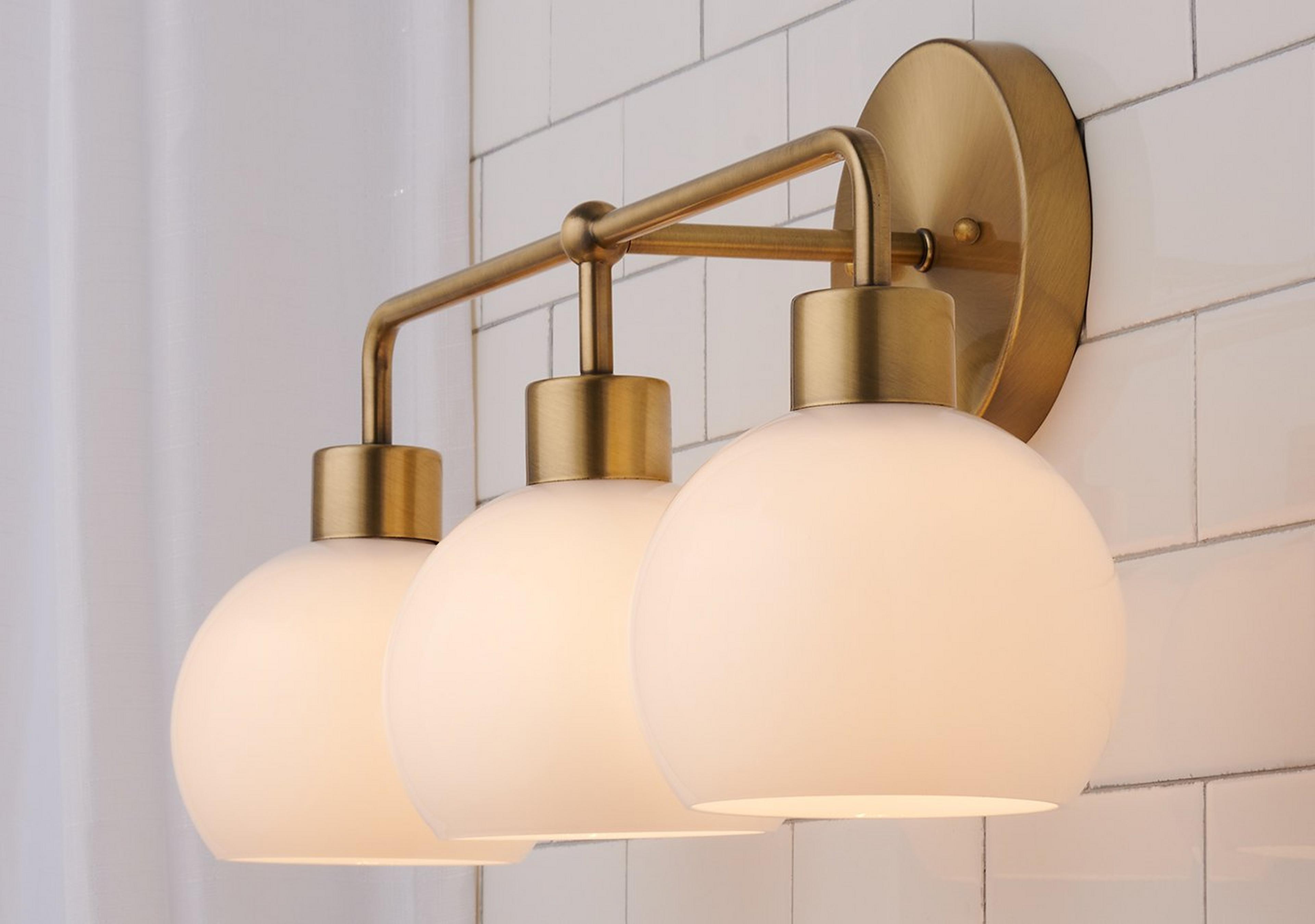 Opal Glass Bubble Vanity Light