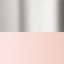 Polished Nickel / Blush Glass