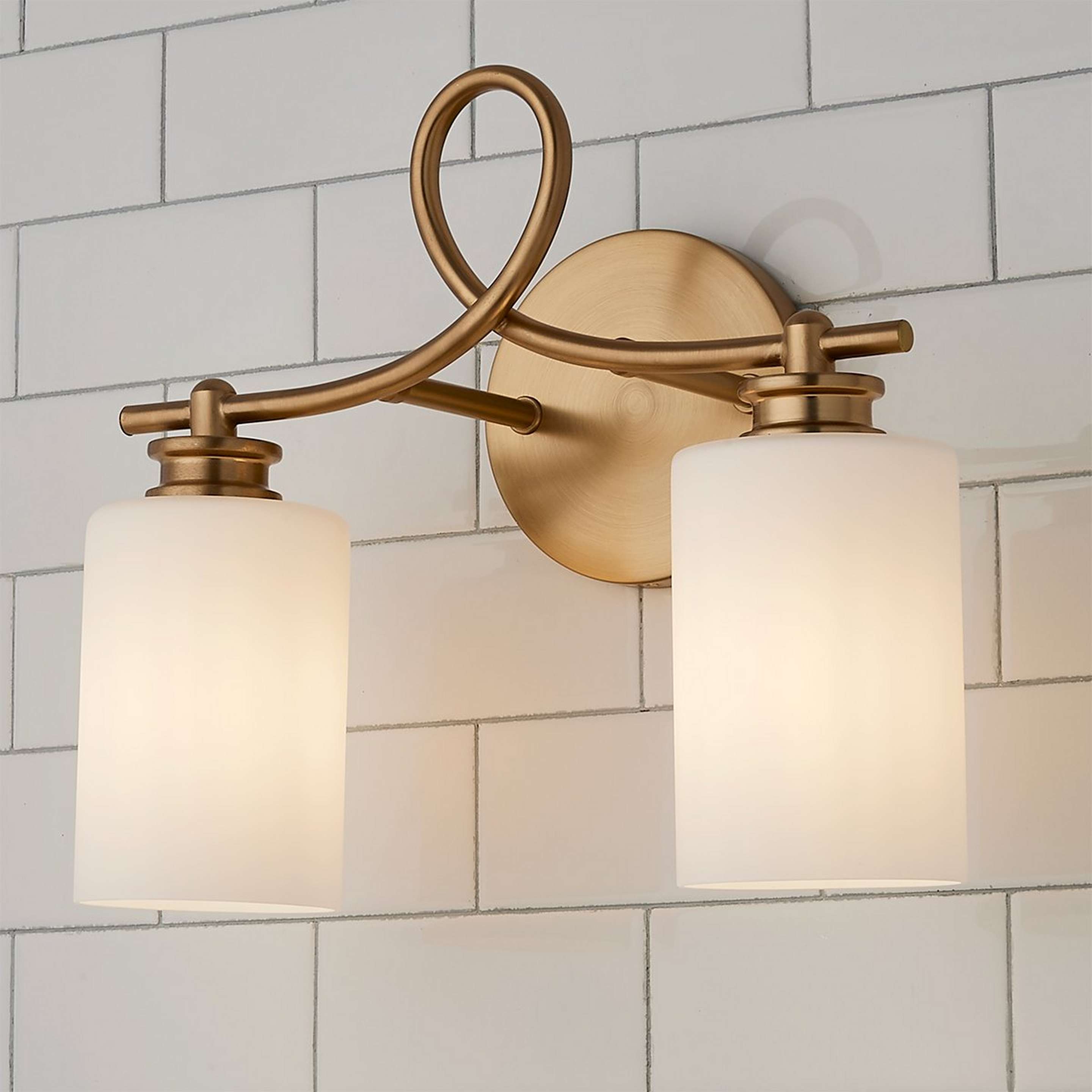 Looped Arm Vanity Light