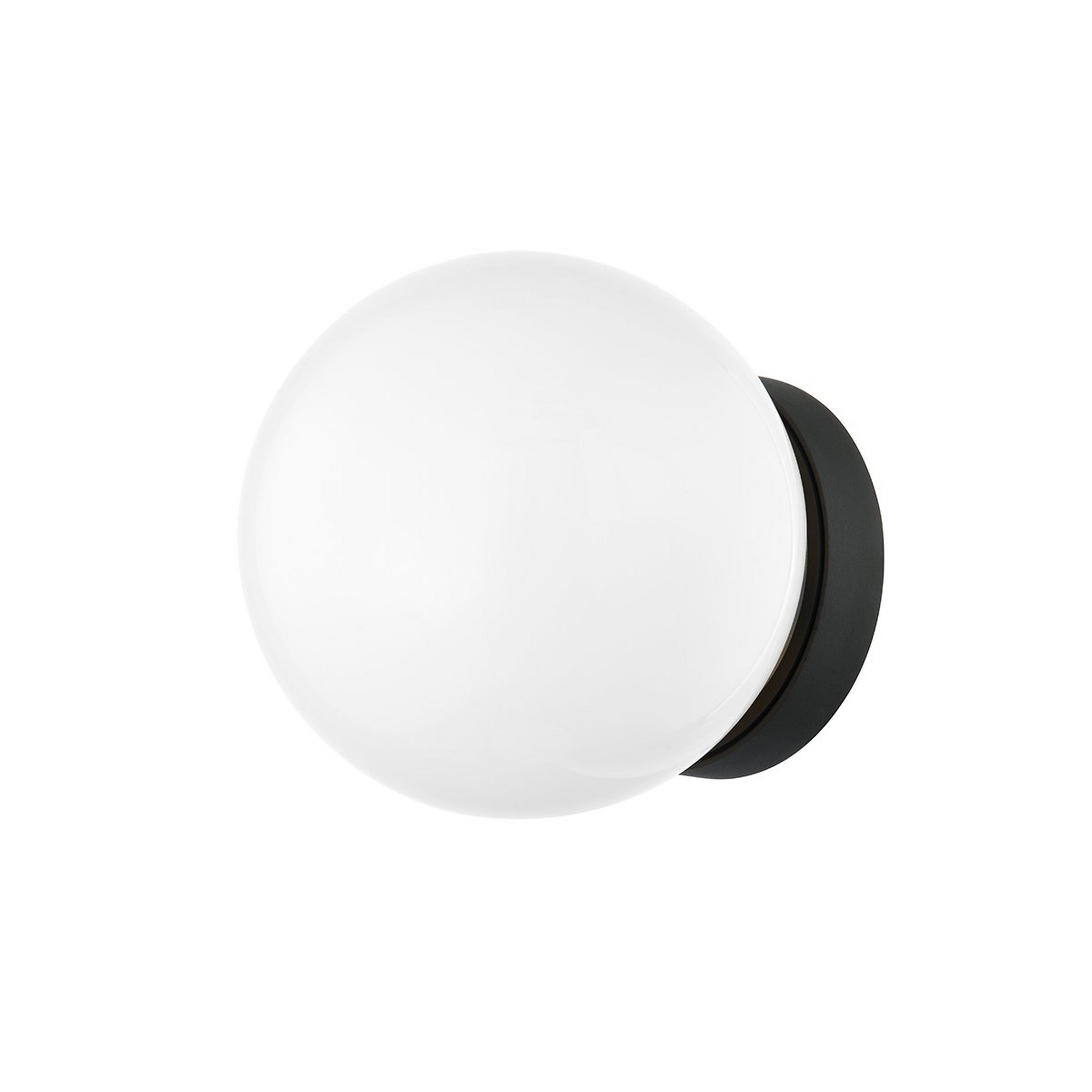 A Contemporary Globe Bath Sconce with undefined color