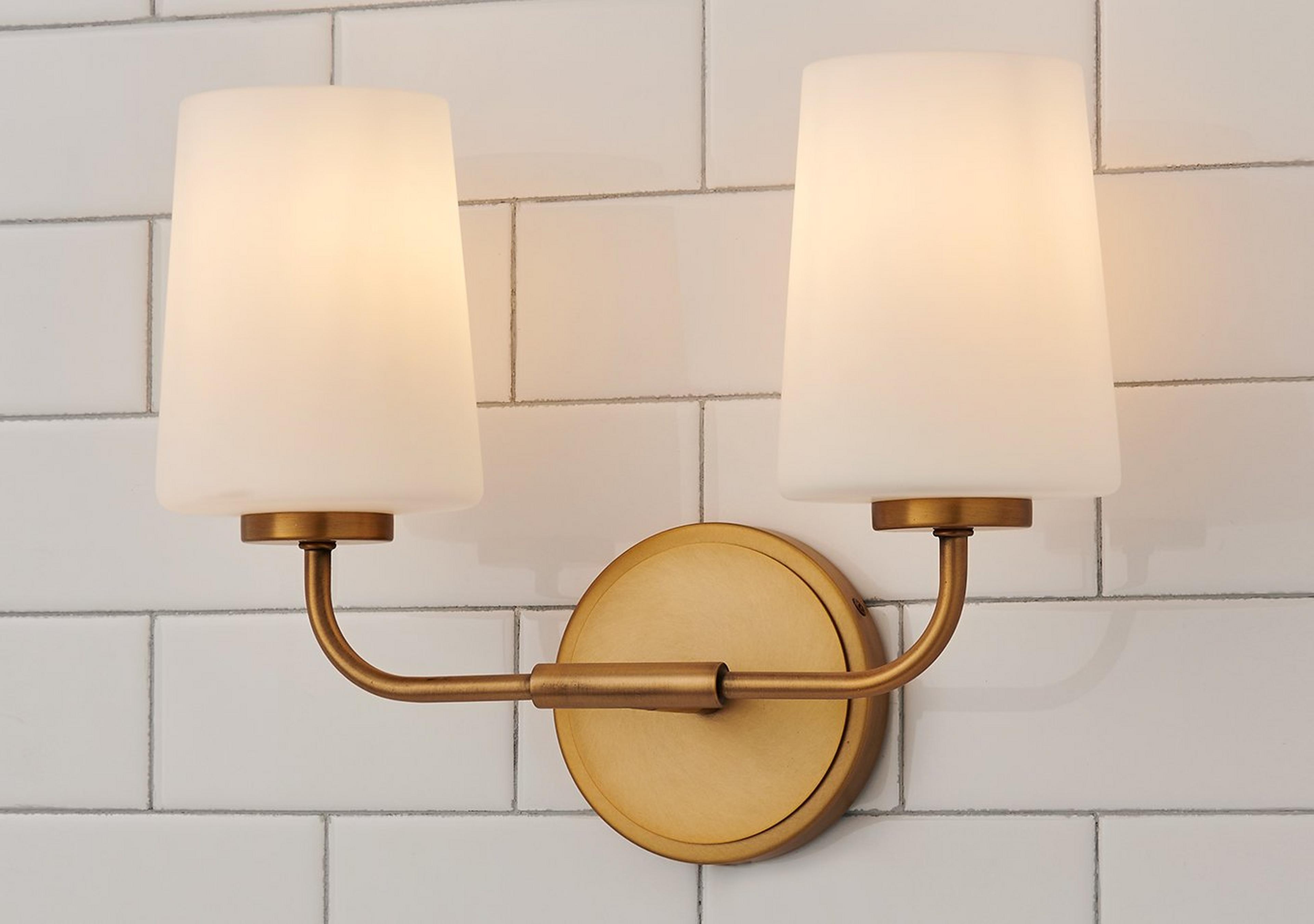 Jeida Opal Glass Vanity Light