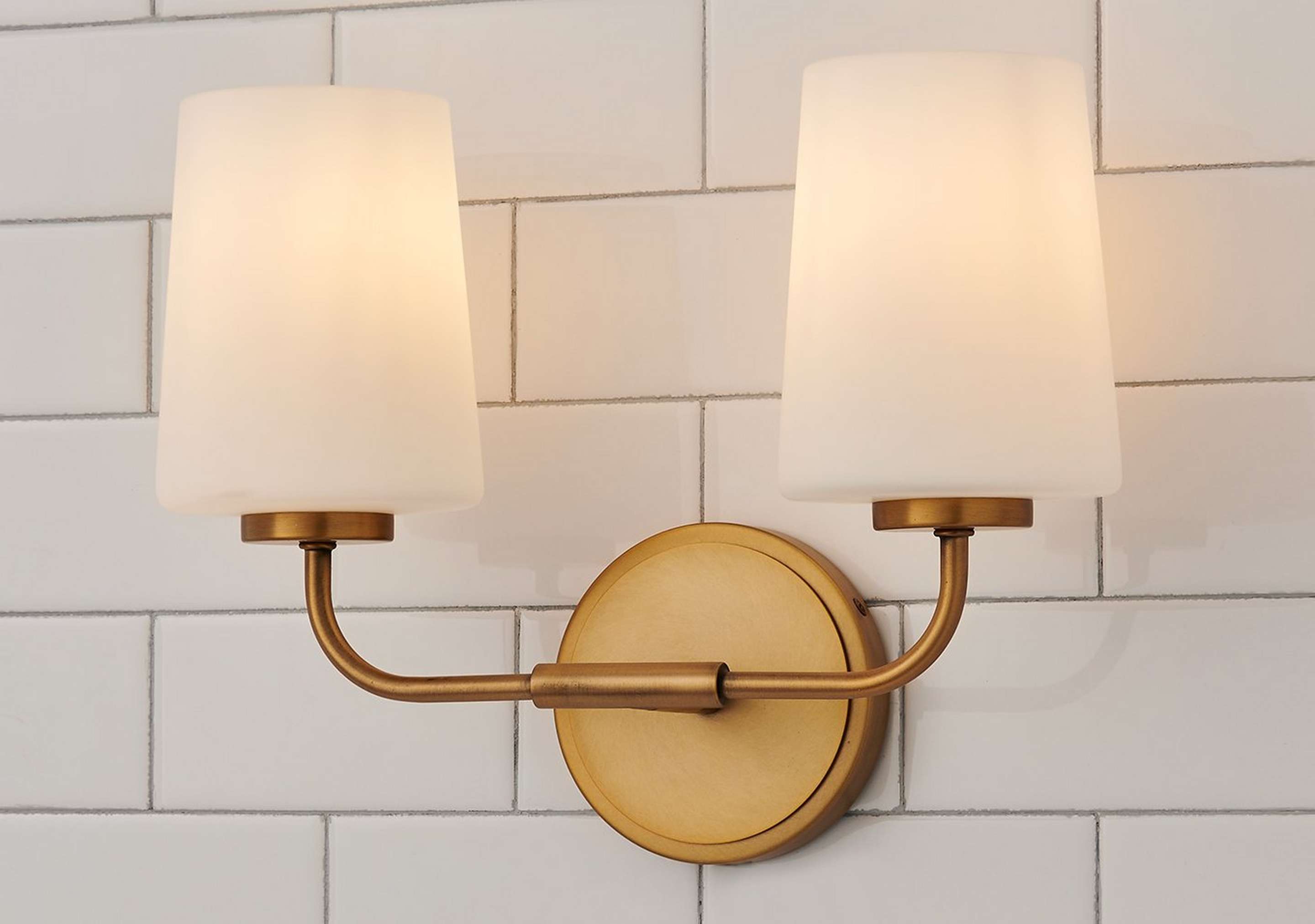 Jeida Opal Glass Vanity Light