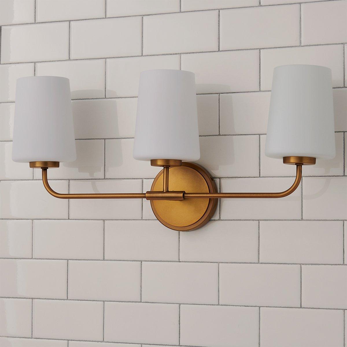 Jeida Opal Glass Vanity Light - 4 Light