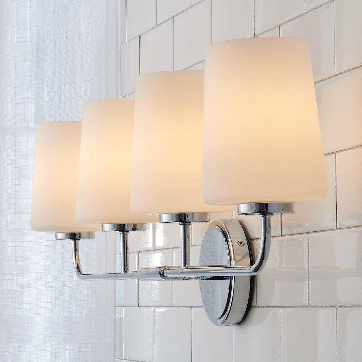 某メーカー Glass Opal Jeida Vanity Light 4 - Light その他