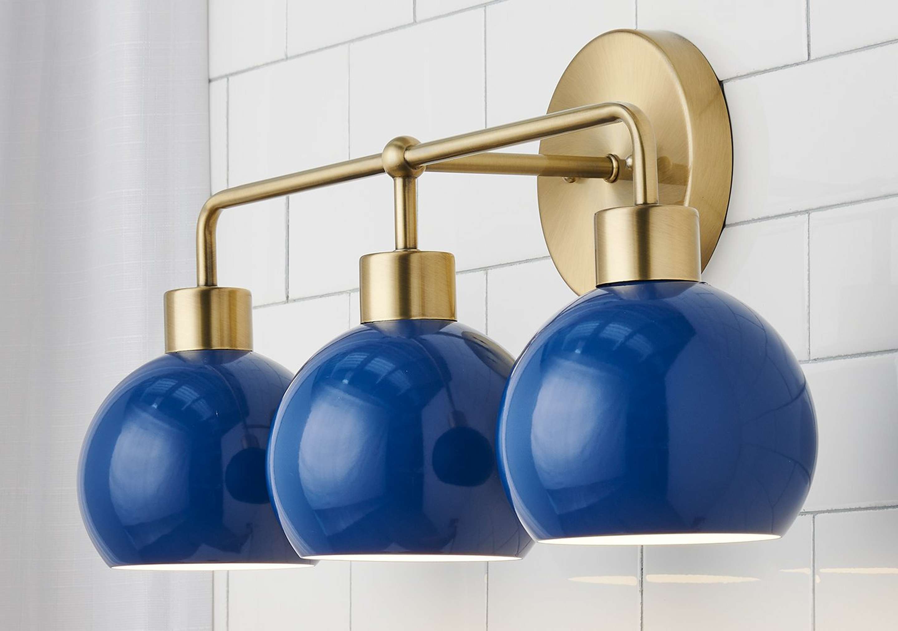 Blue Bubble Pop Vanity Lights