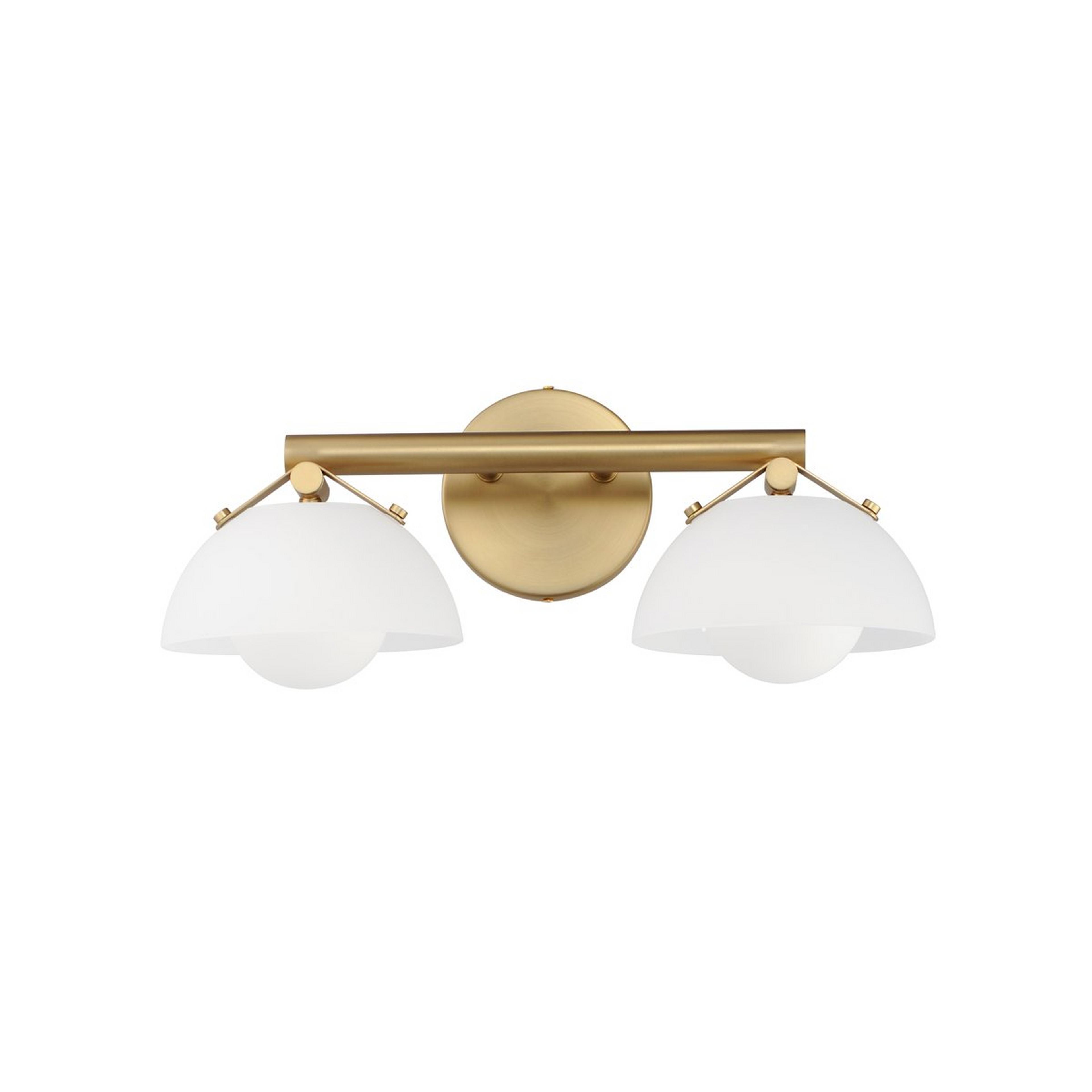 A Marjani Vanity Light - 2 Light - Frosted with undefined color