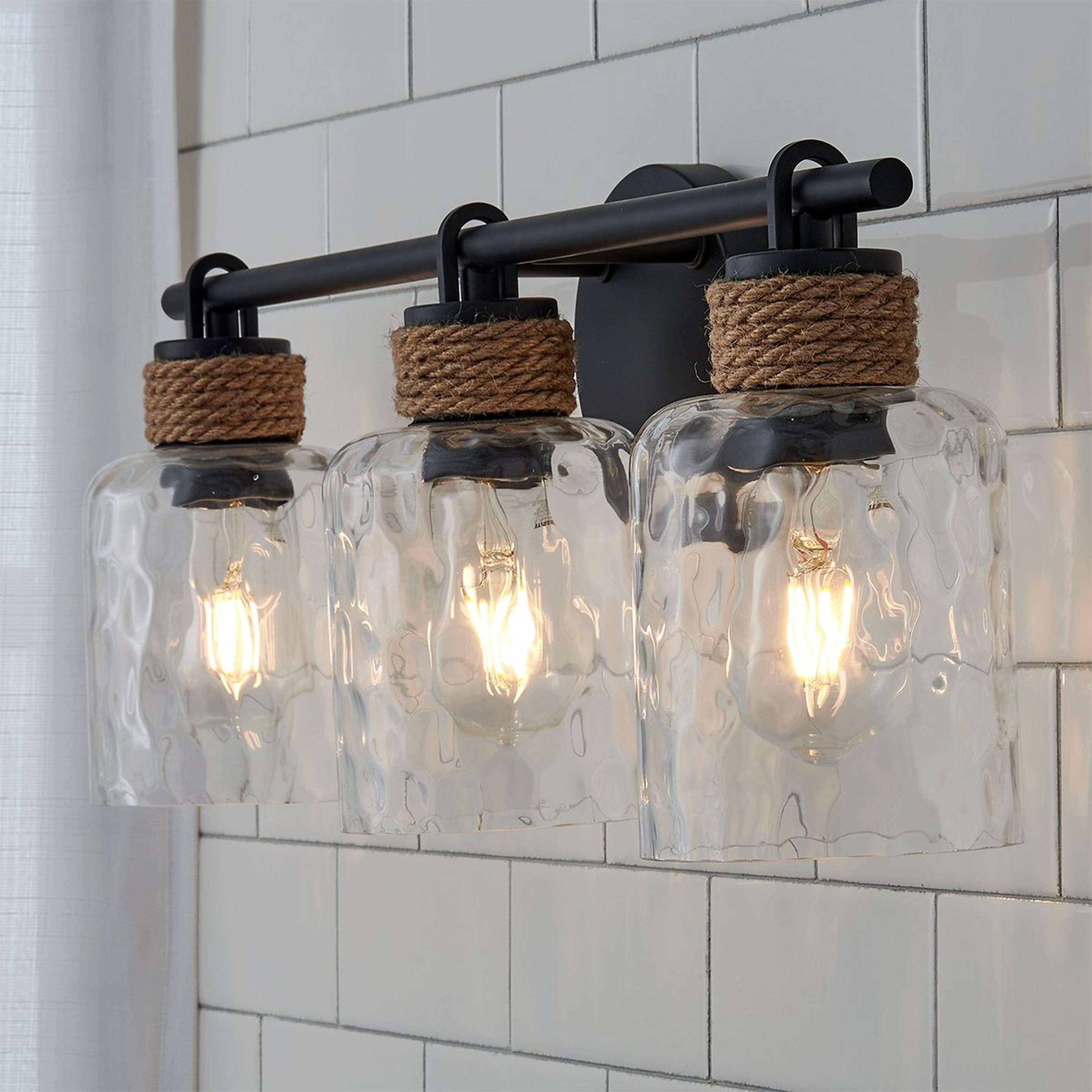 See Our Coastal Inspired Bath Lights
