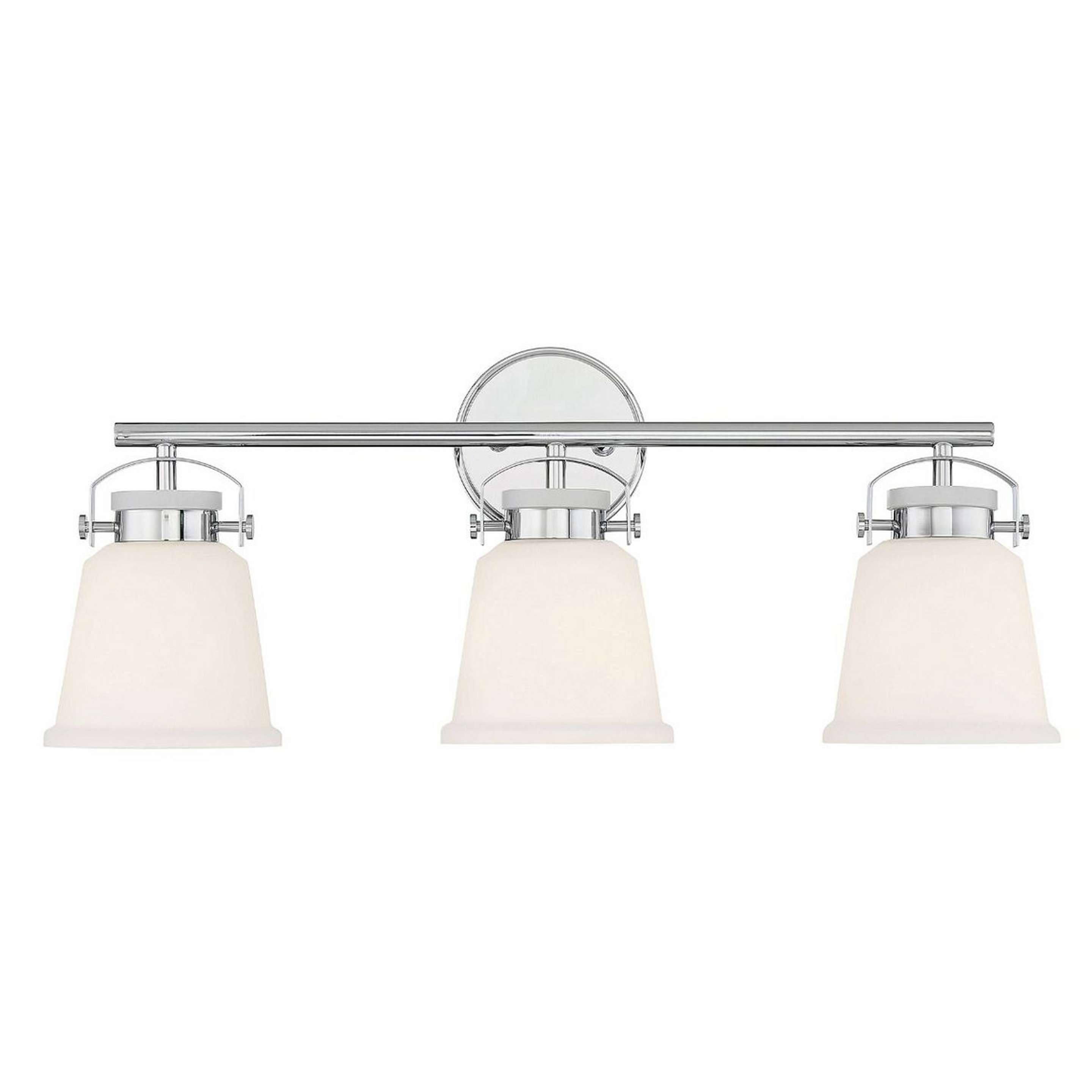 A Andie Vanity Light - 3 Light with Chrome / Opal color