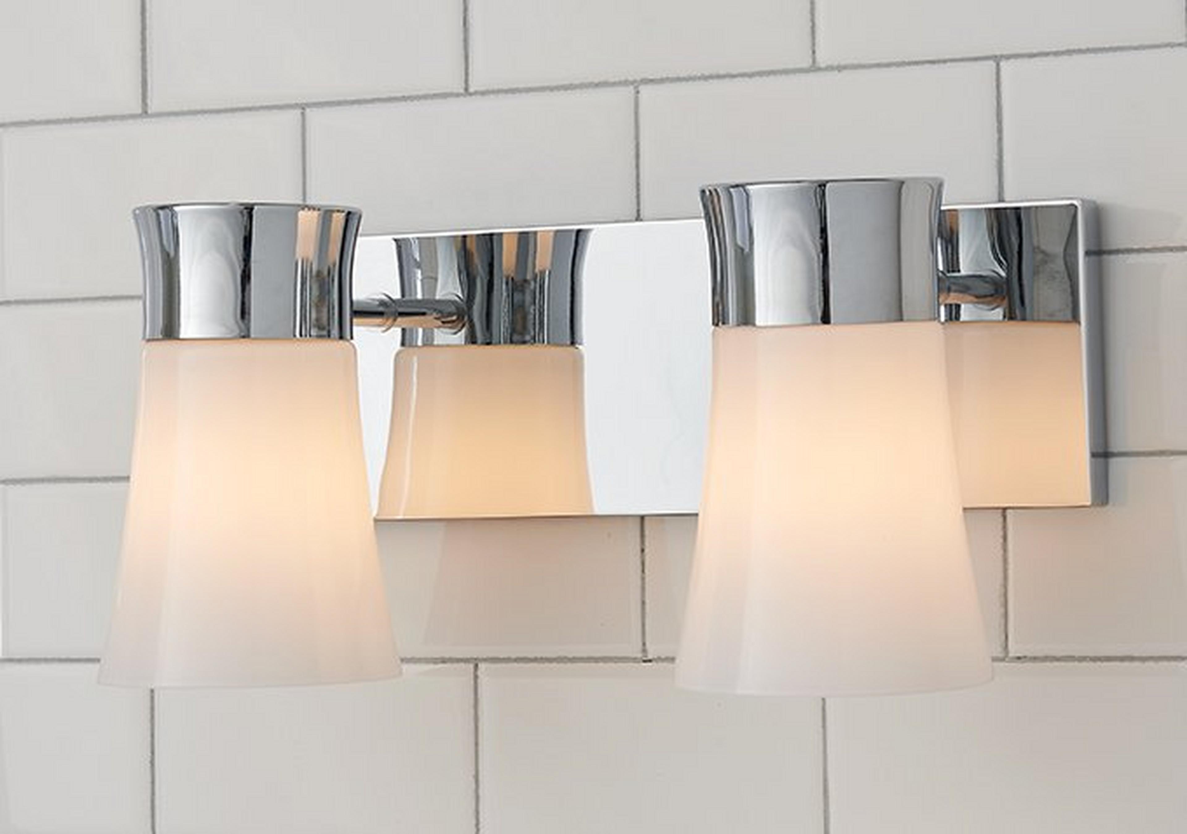 Chrome Roy Vanity Light - 2 Light