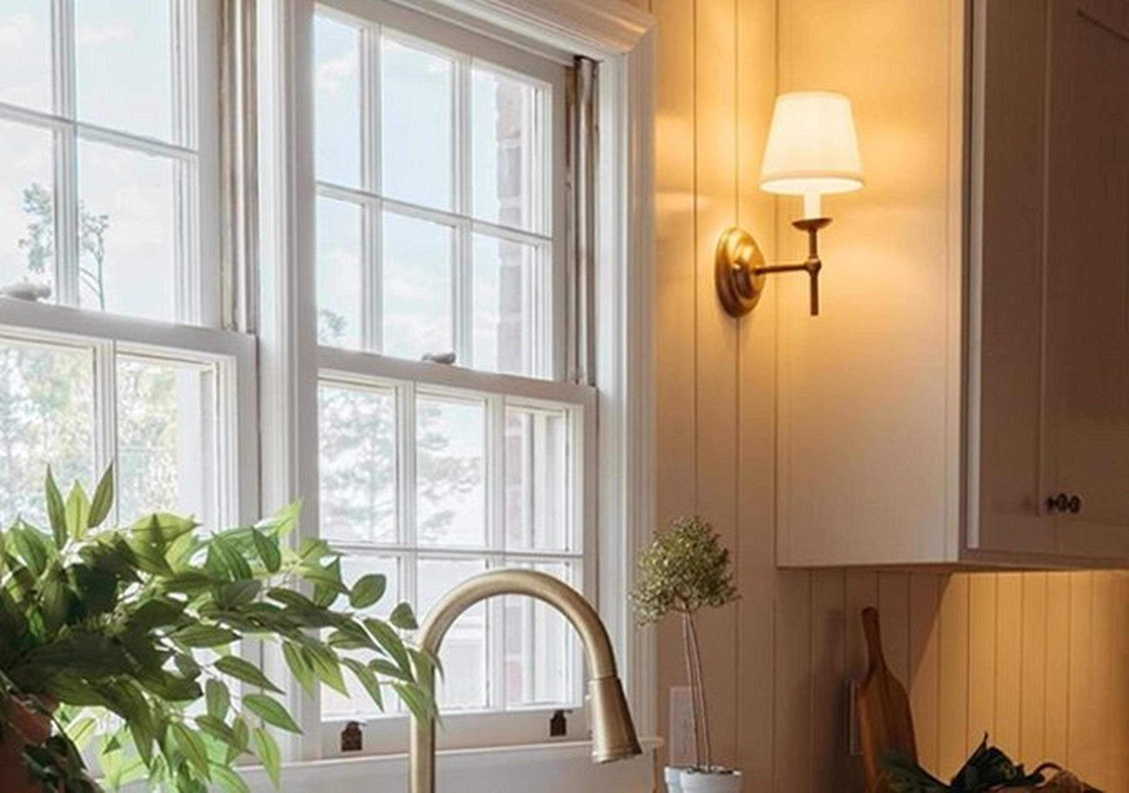 Erin & Ben Sconce in kitchen