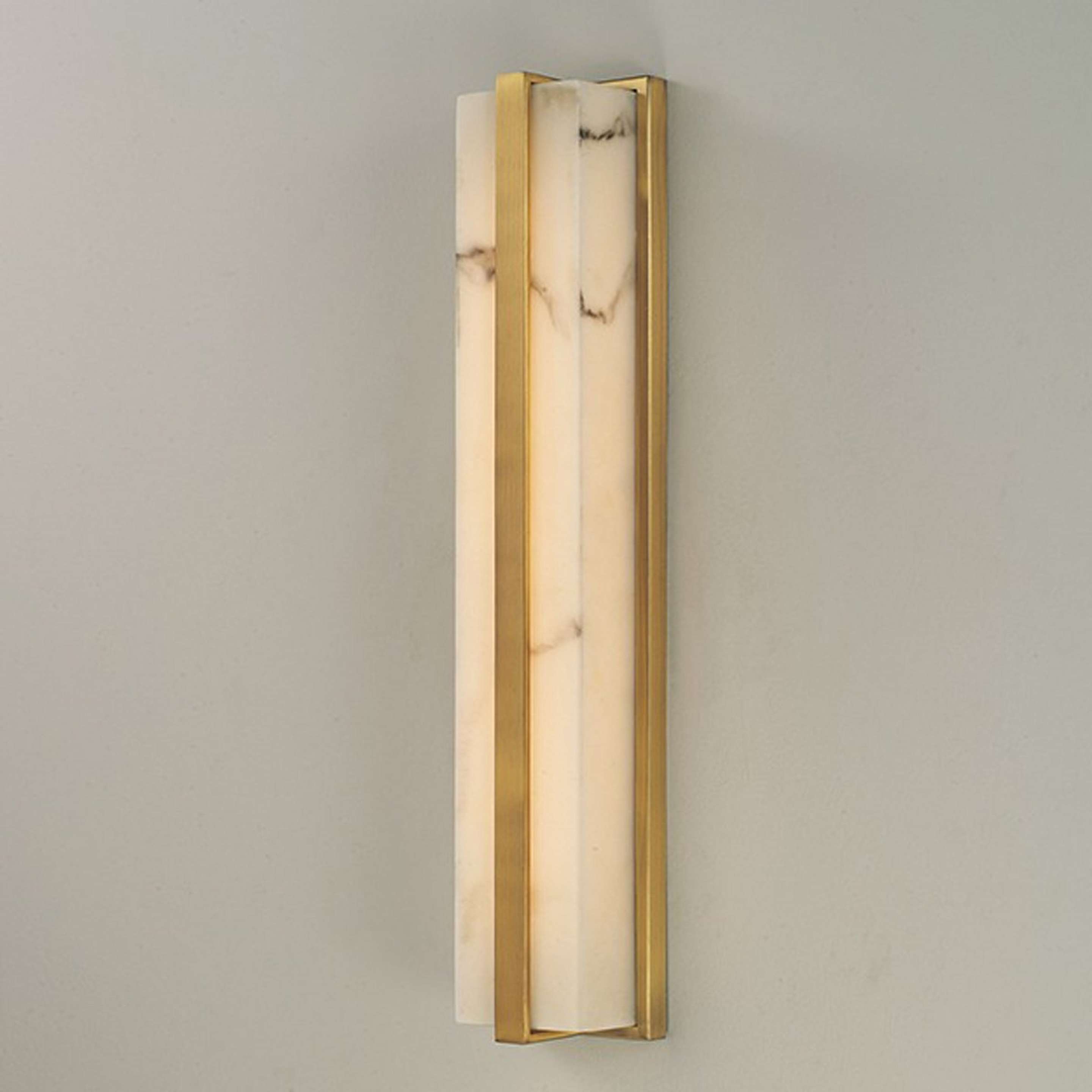 A Aeolis Vanity Light - Large with Brass / Alabaster color