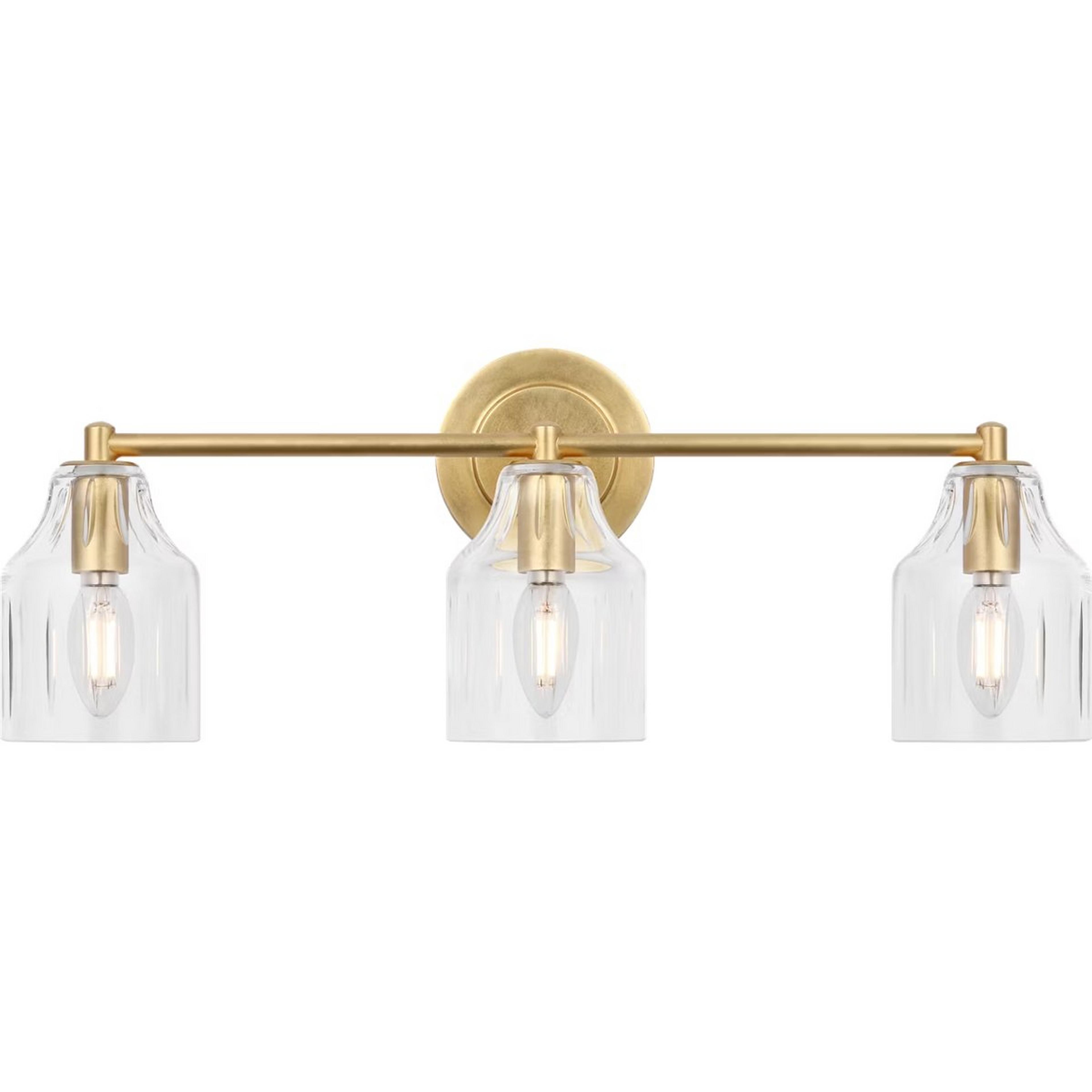 A Anthony Vanity Light - 3 Light with Gild color