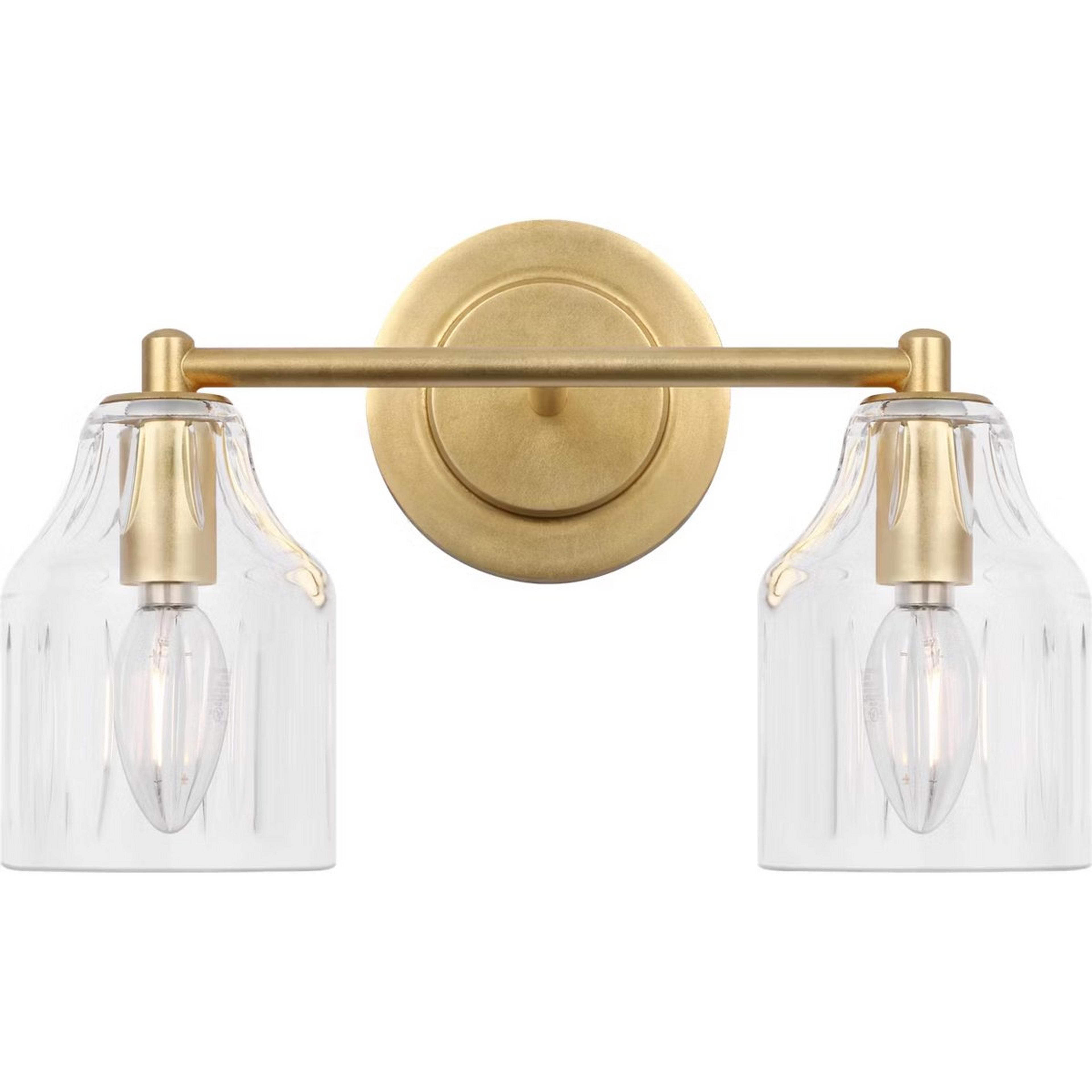A Anthony Vanity Light - 2 Light with Gild color