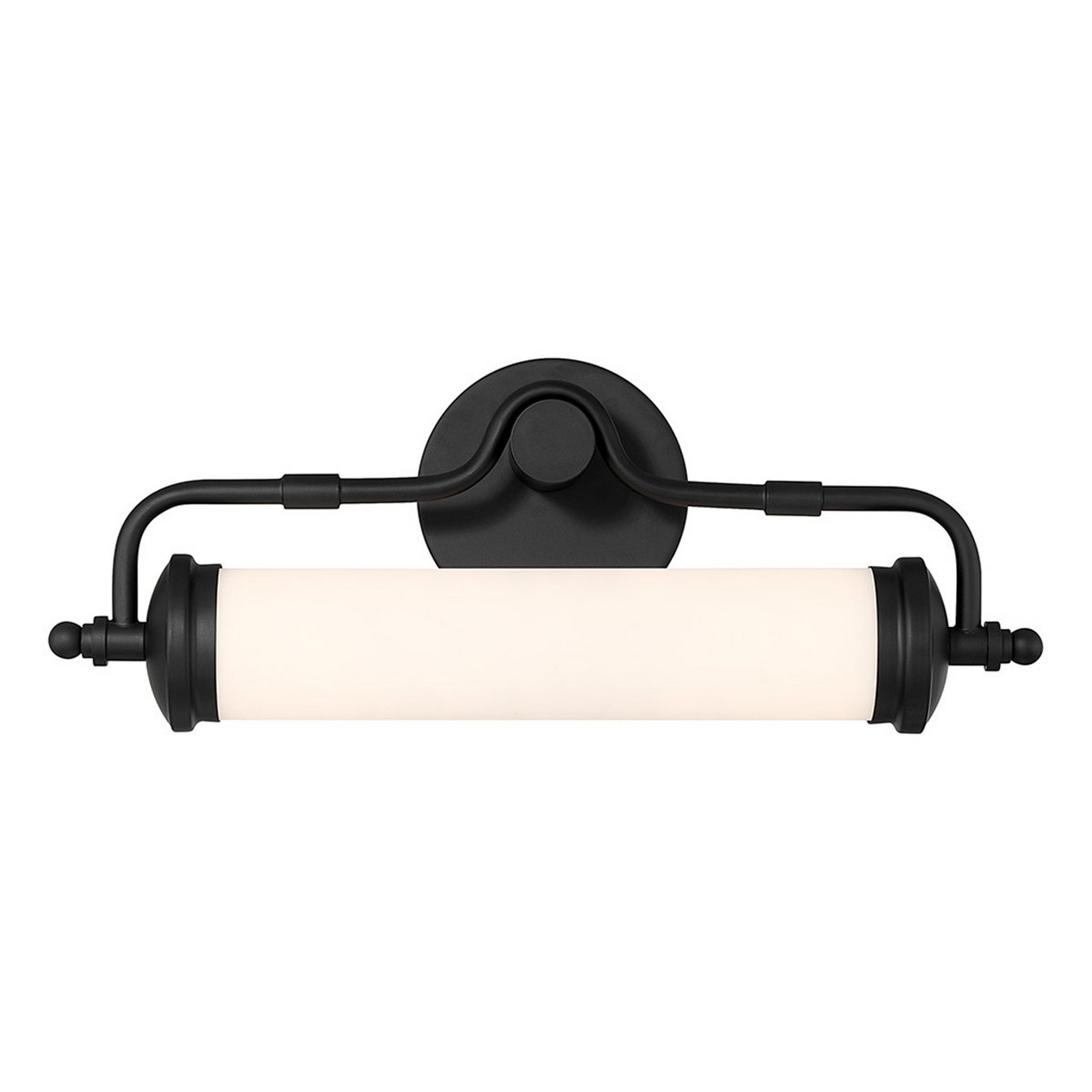 A Bertrand LED Vanity Light - Small with Black color