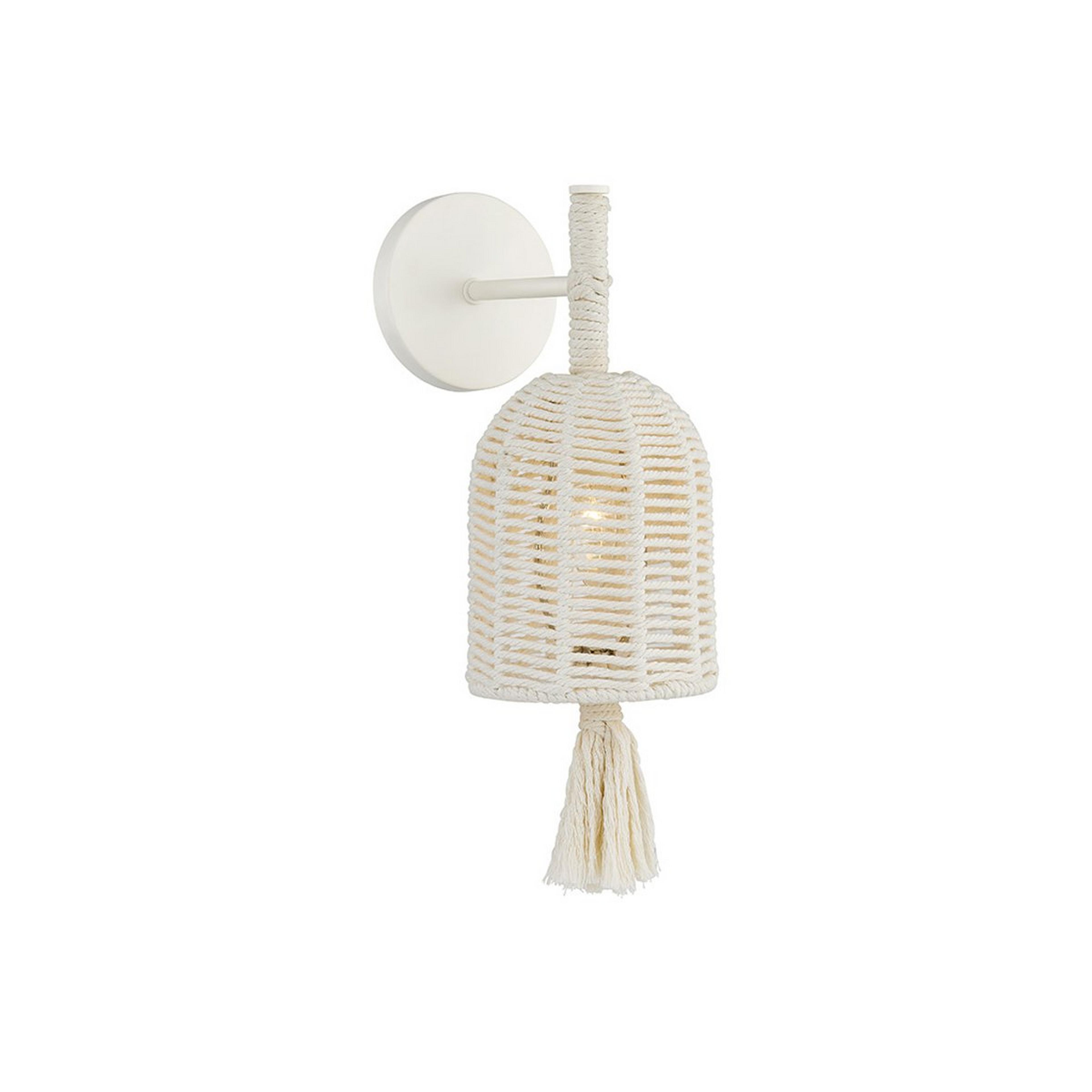 A Paradiso Sconce with White color