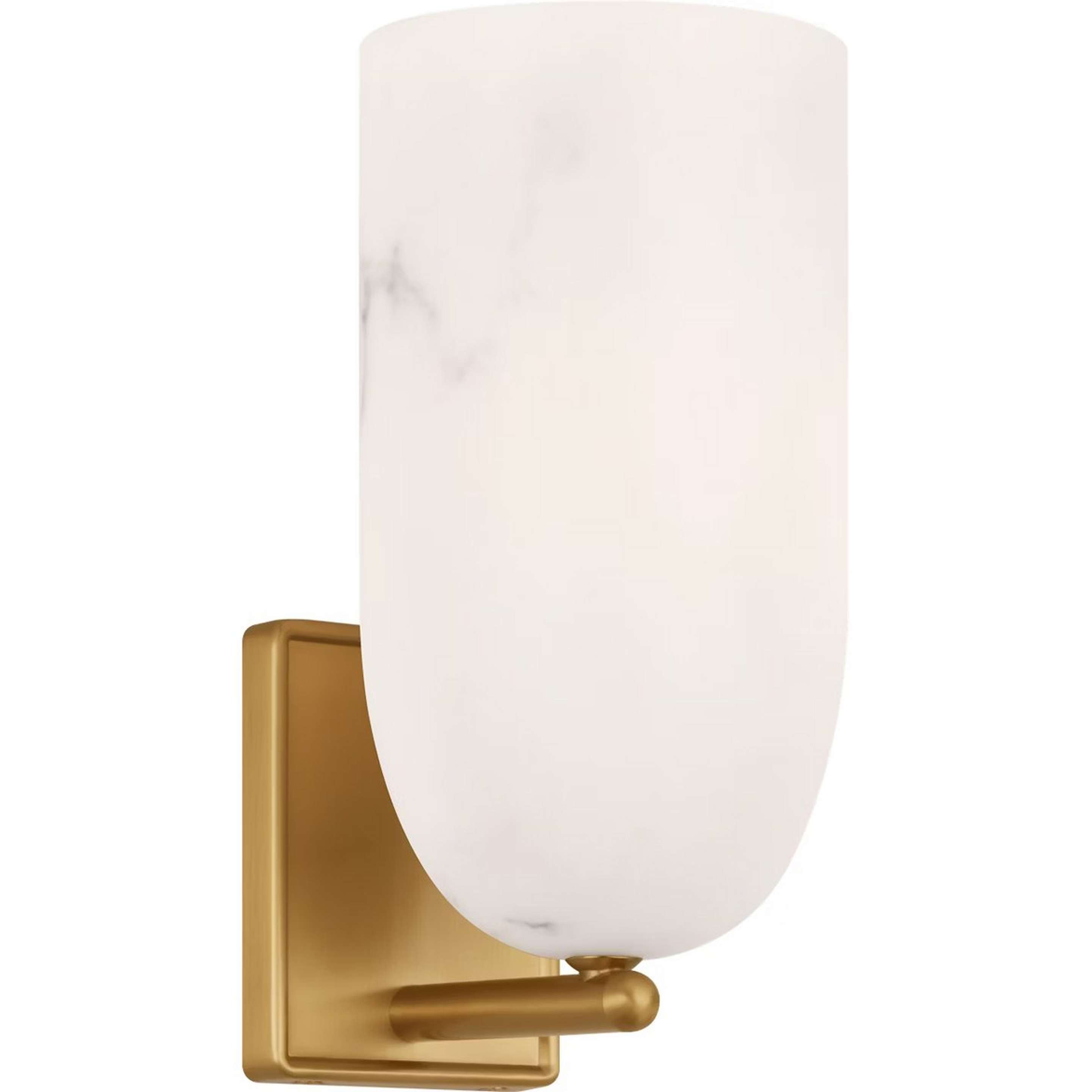 A Huong Bath Sconce with Brass / Natural Opaline Stone color