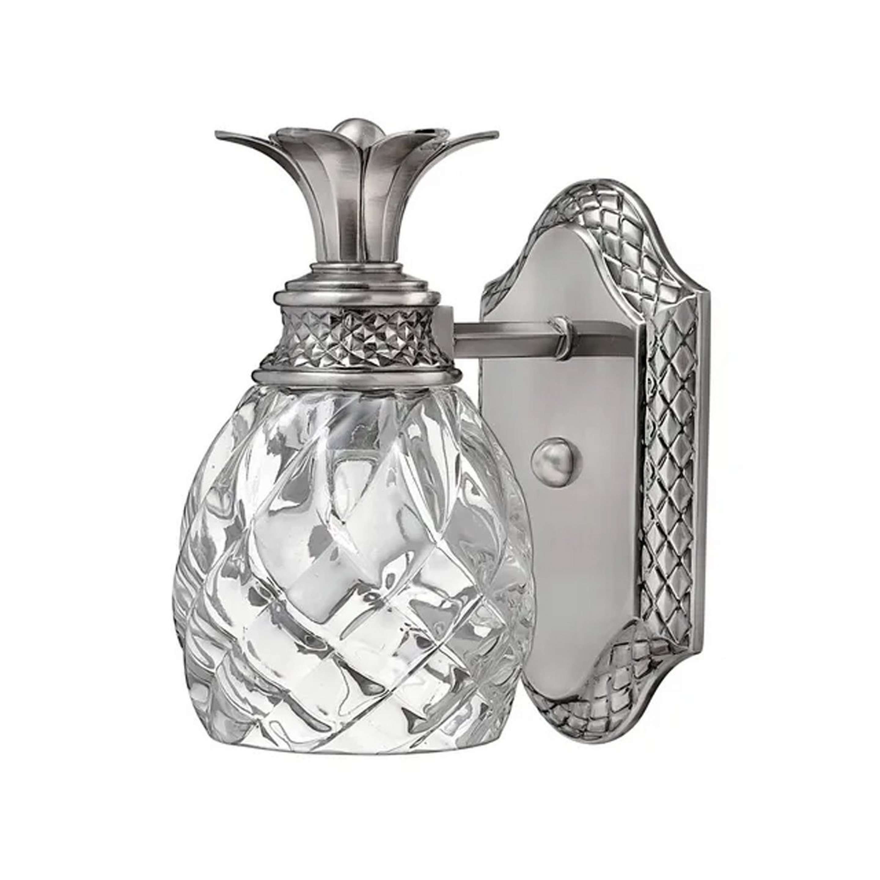 A Ananas Bath Sconce with Antique Nickel color
