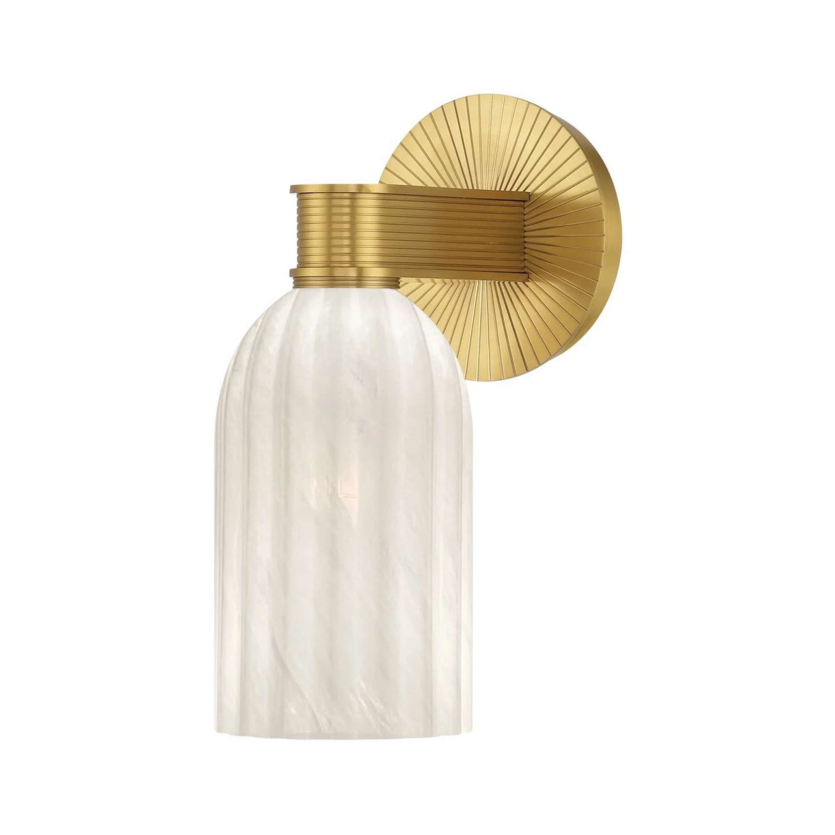 A Drewsey Opal Glass Bath Sconce - 1 Light with undefined color