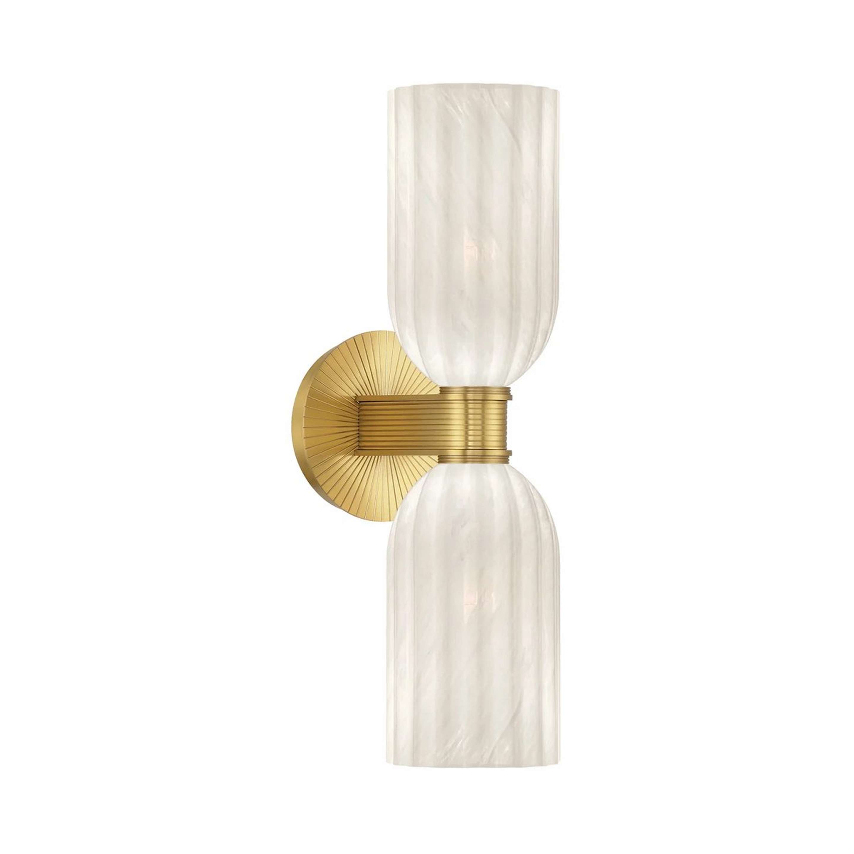 A Drewsey Opal Glass Bath Sconce - 2 Light with undefined color