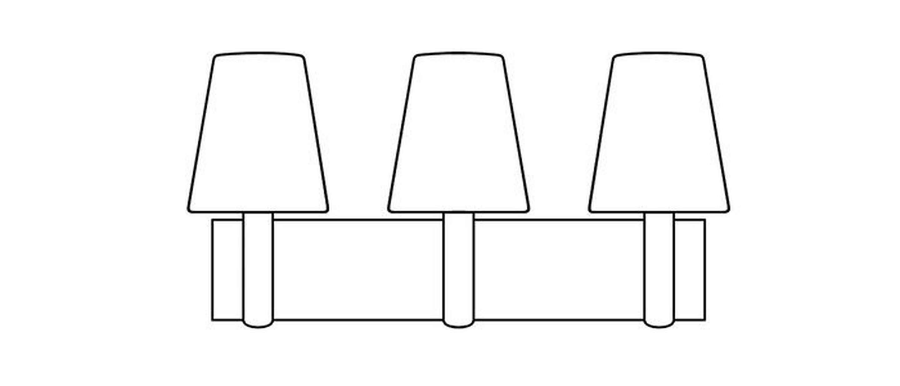 Shaded vanity lights