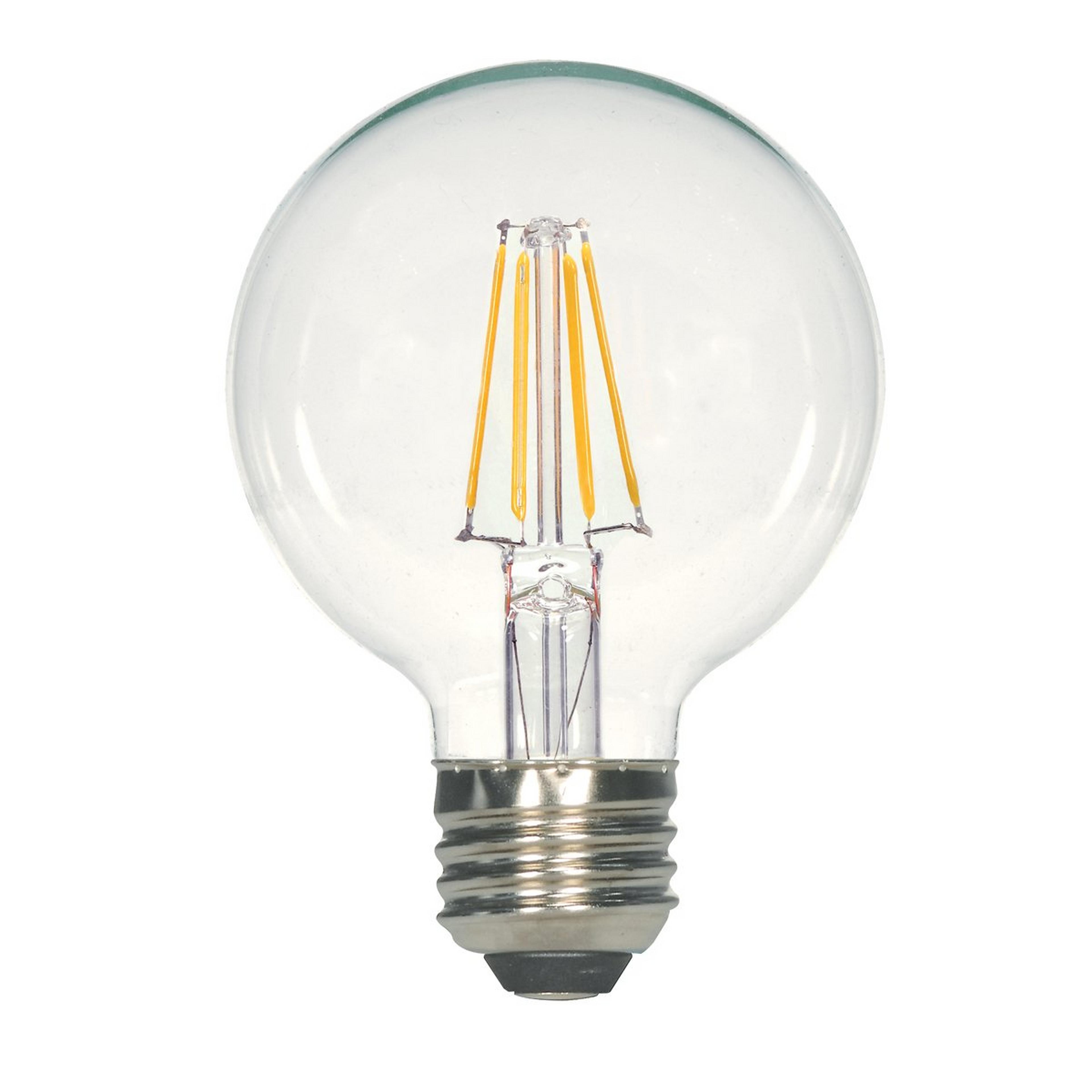 6 Watt G25 Globe Medium Base LED Bulb - Clear