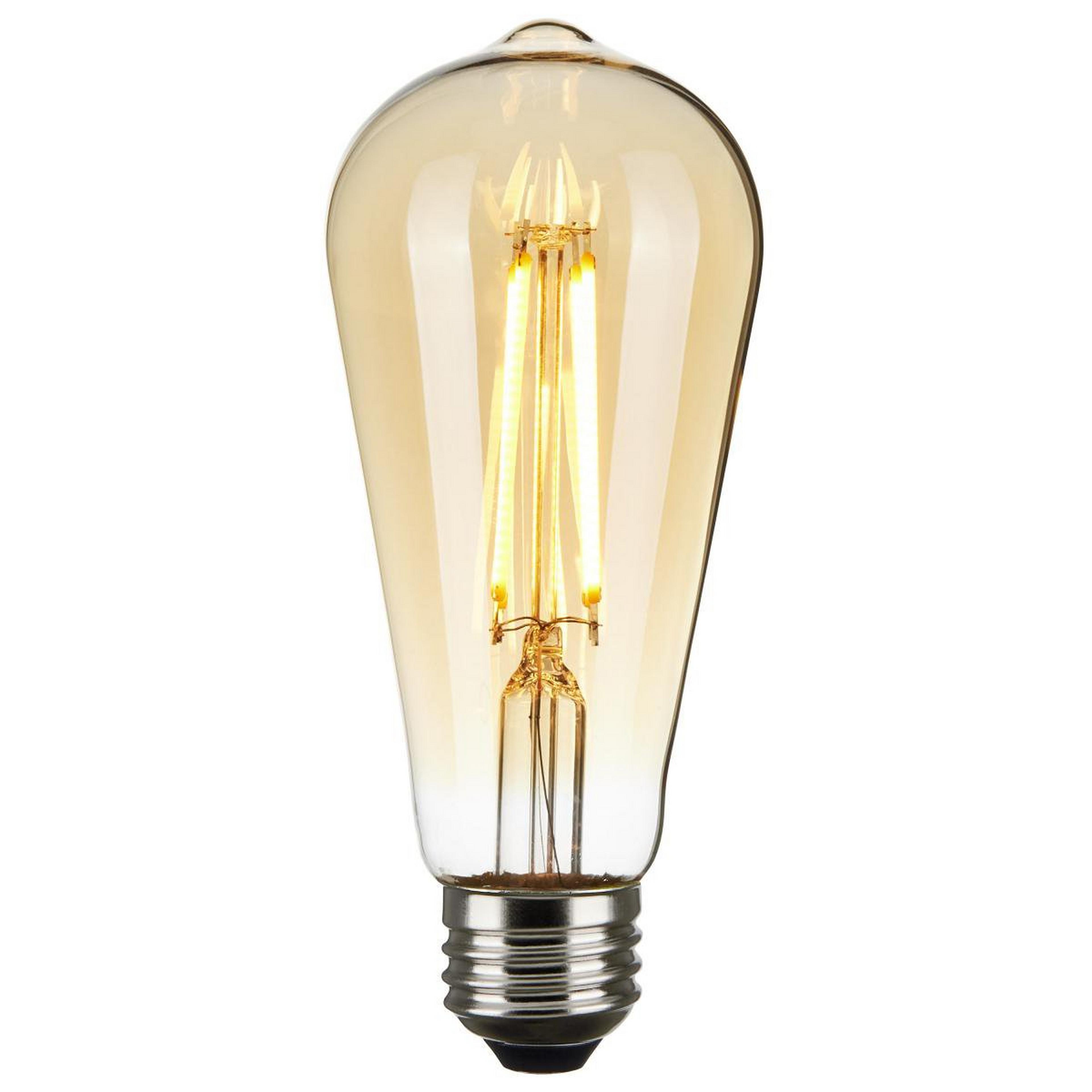 4.5 Watt Vintage Filament Medium Base LED Bulb - Amber